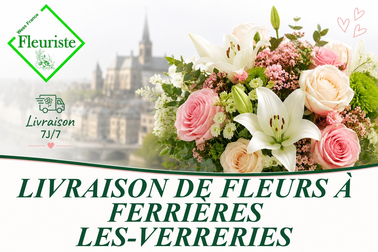Livraison de fleurs à Ferrières-les-Verreries