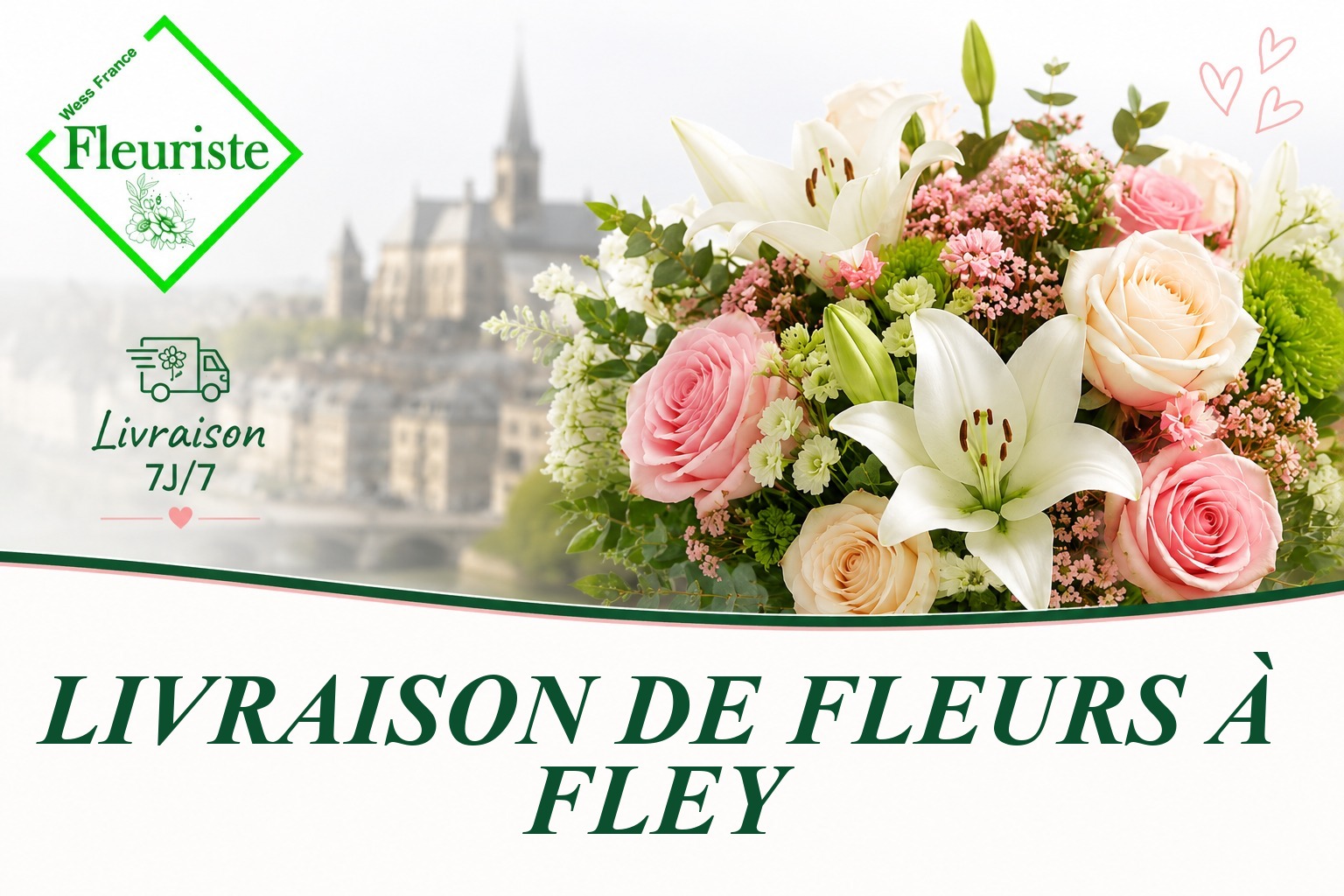 Livraison de fleurs à Fley