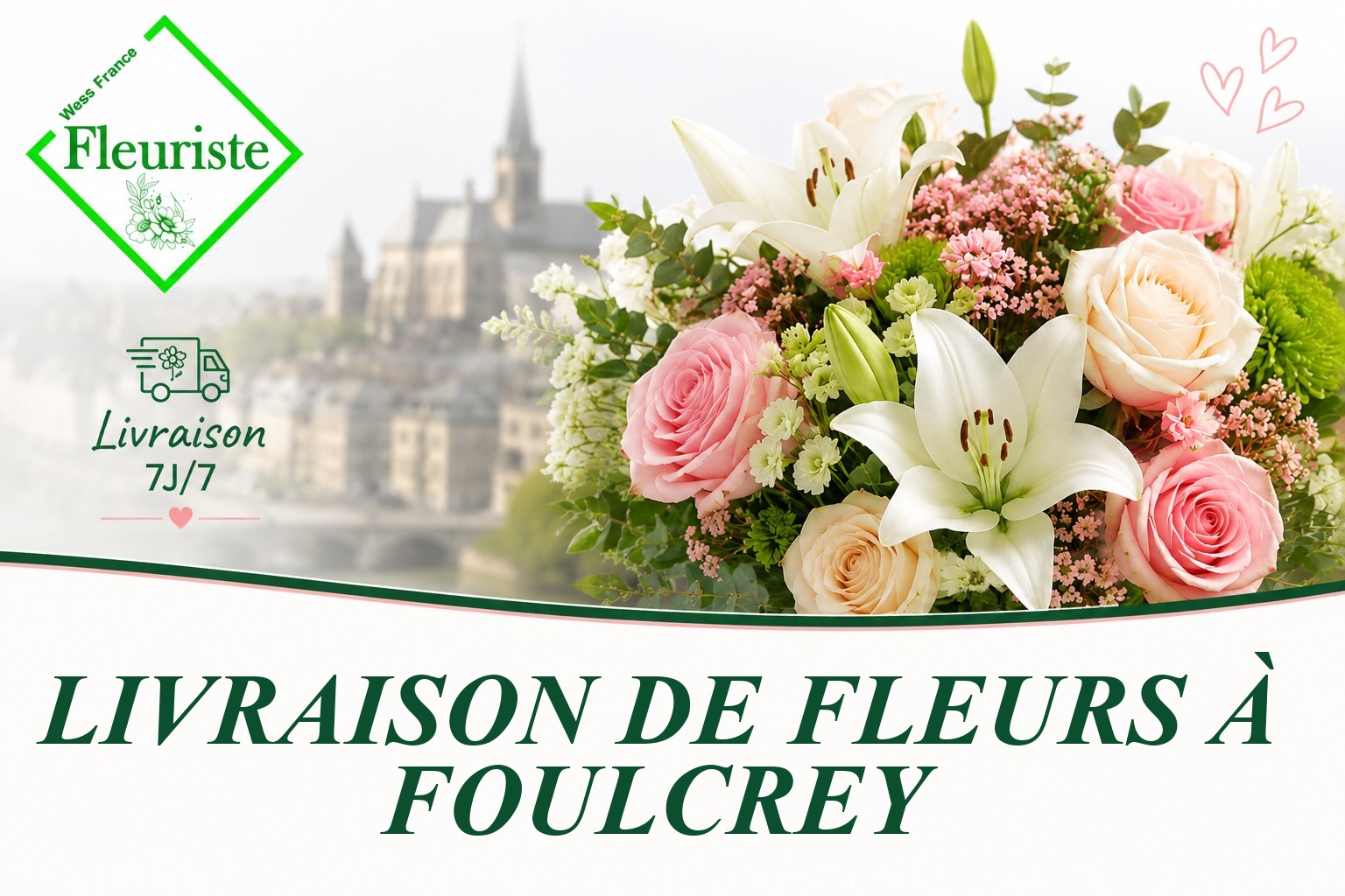 Livraison de fleurs à Foulcrey