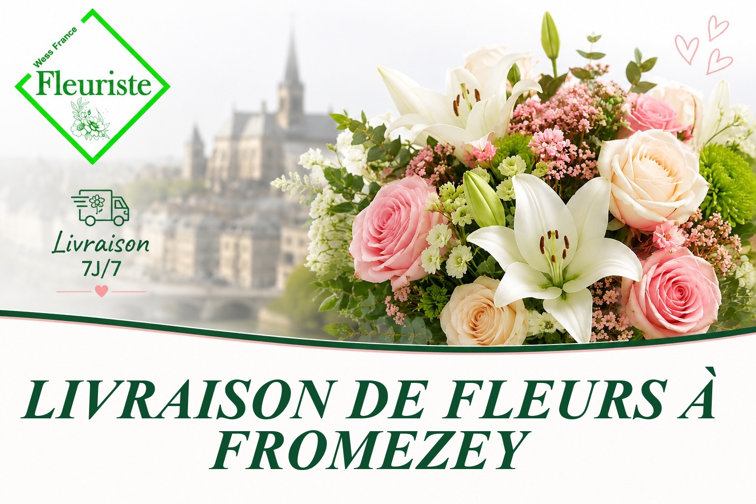 Livraison de fleurs à Fromezey