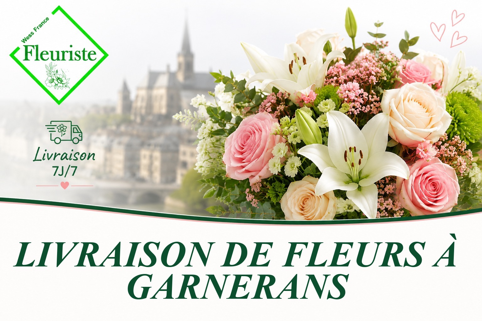 Livraison de fleurs à Garnerans