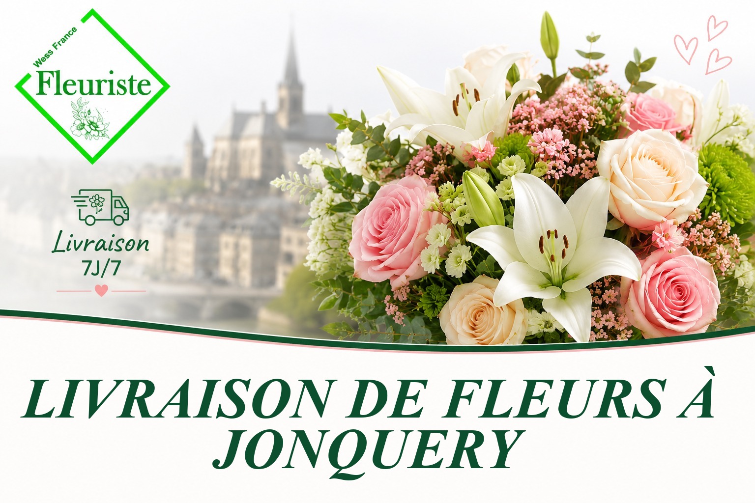 Livraison de fleurs à Jonquery
