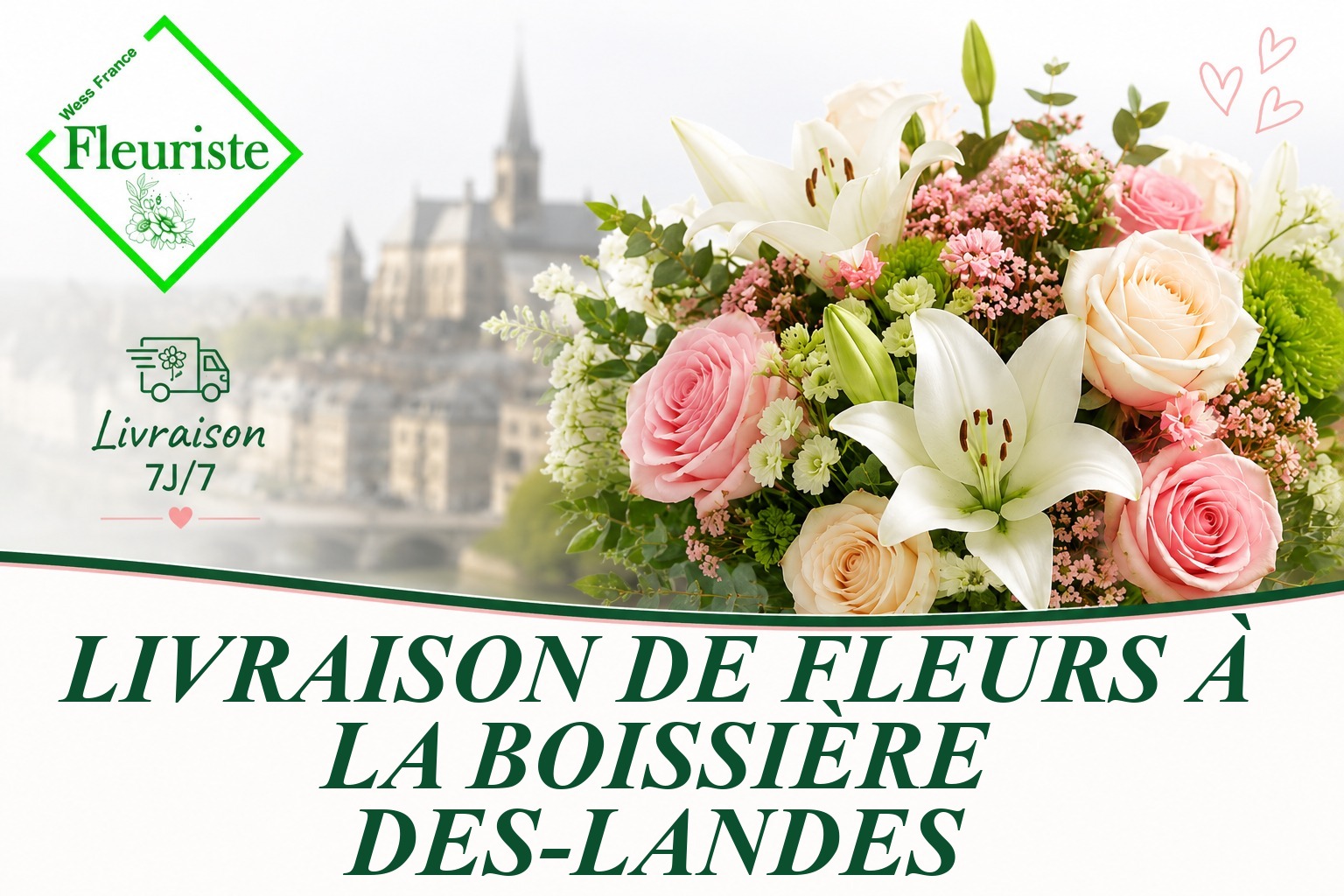 Livraison de fleurs à La Boissière-des-Landes
