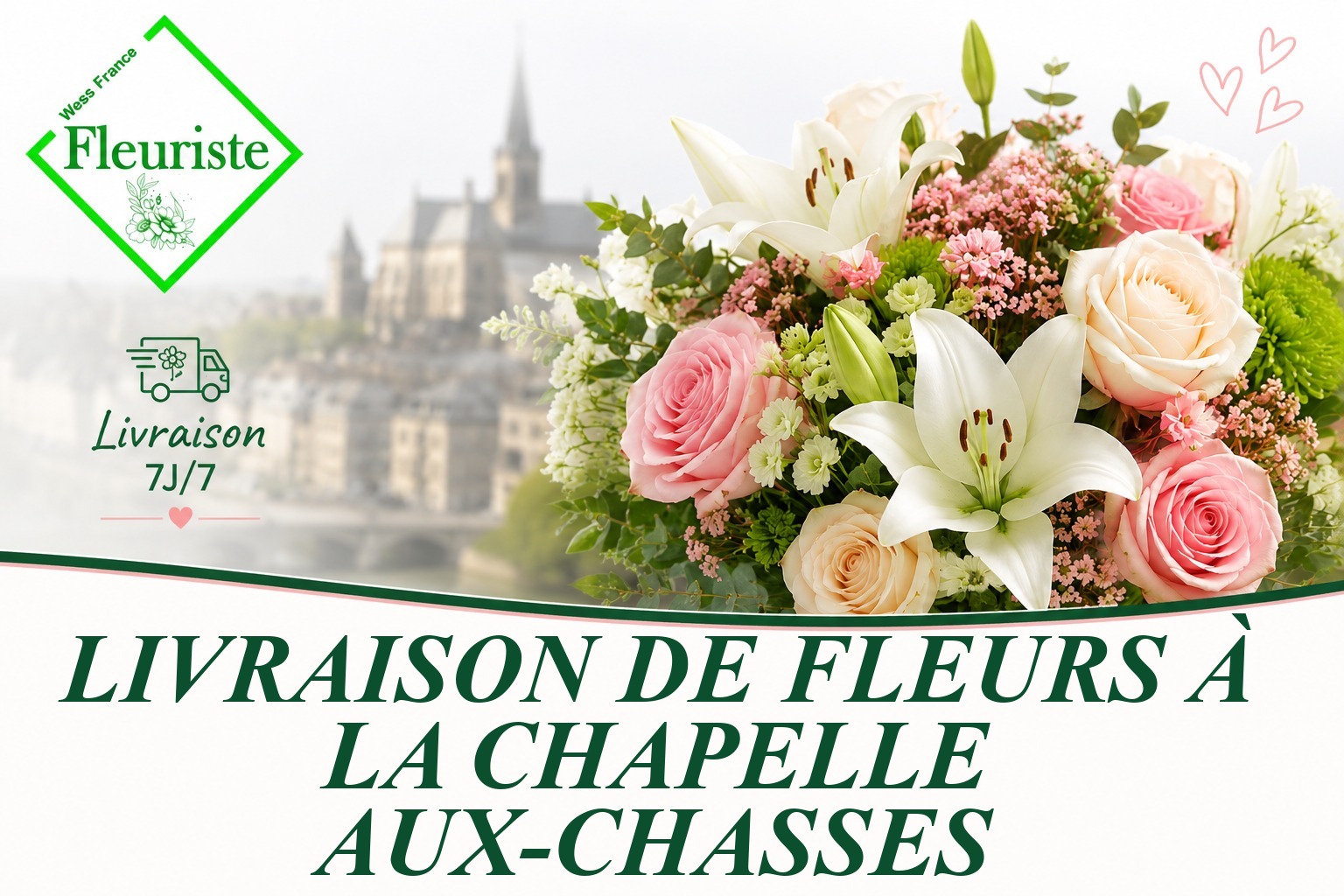 Livraison de fleurs à La Chapelle-aux-Chasses