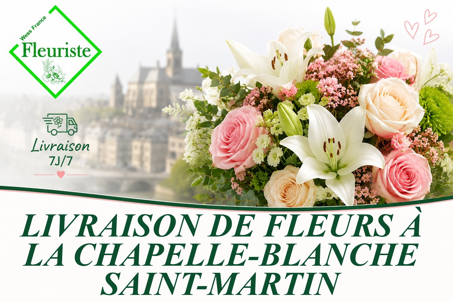 Livraison de fleurs à La Chapelle-Blanche-Saint-Martin
