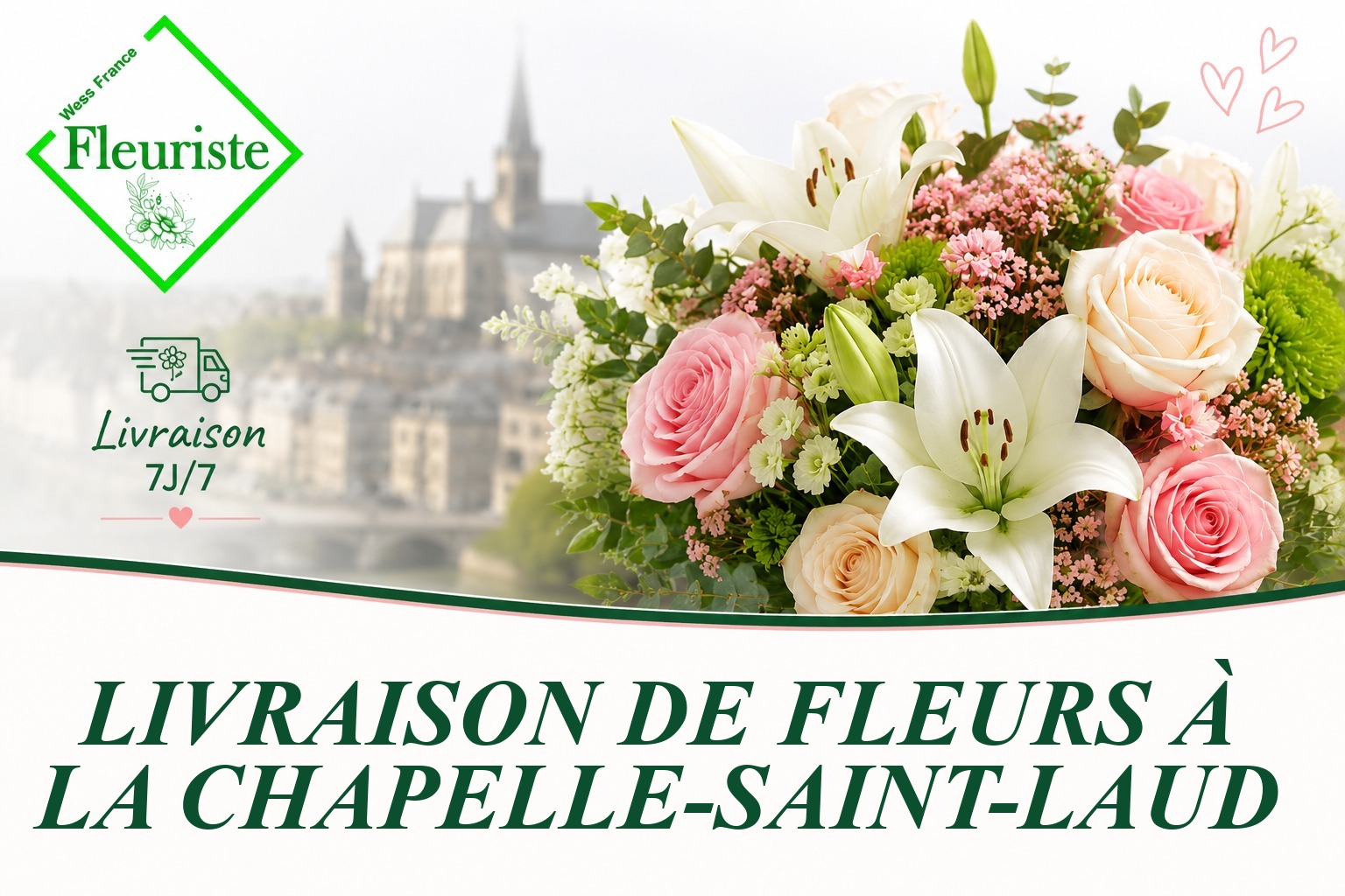 Livraison de fleurs à La Chapelle-Saint-Laud