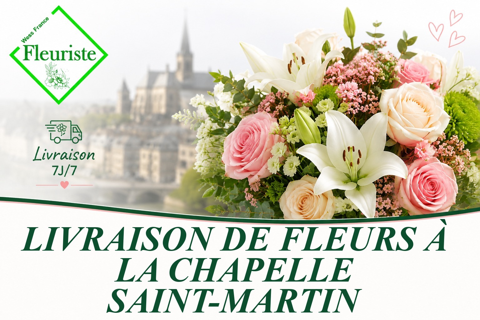 Livraison de fleurs à La Chapelle-Saint-Martin