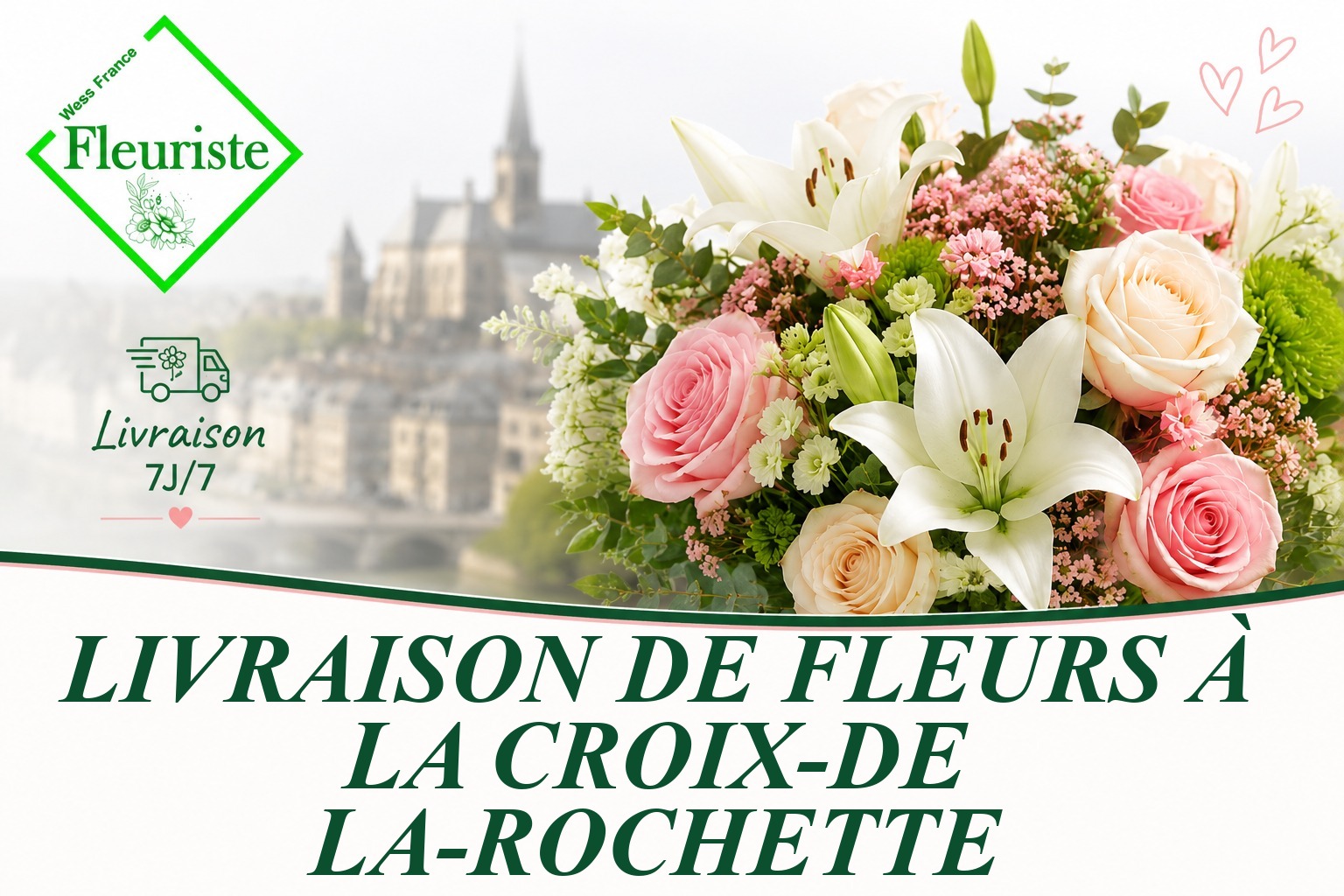 Livraison de fleurs à La Croix-de-la-Rochette