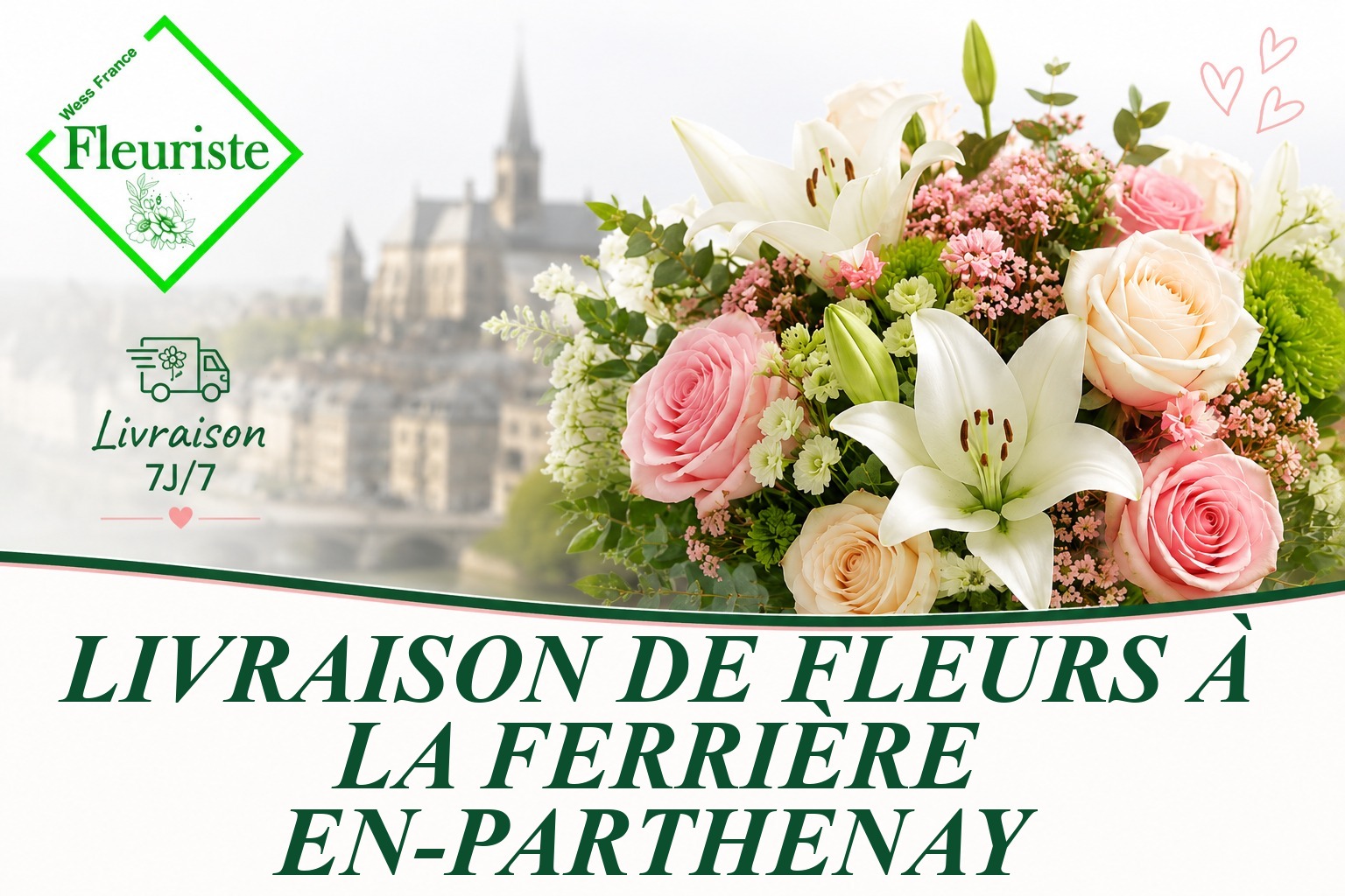 Livraison de fleurs à La Ferrière-en-Parthenay