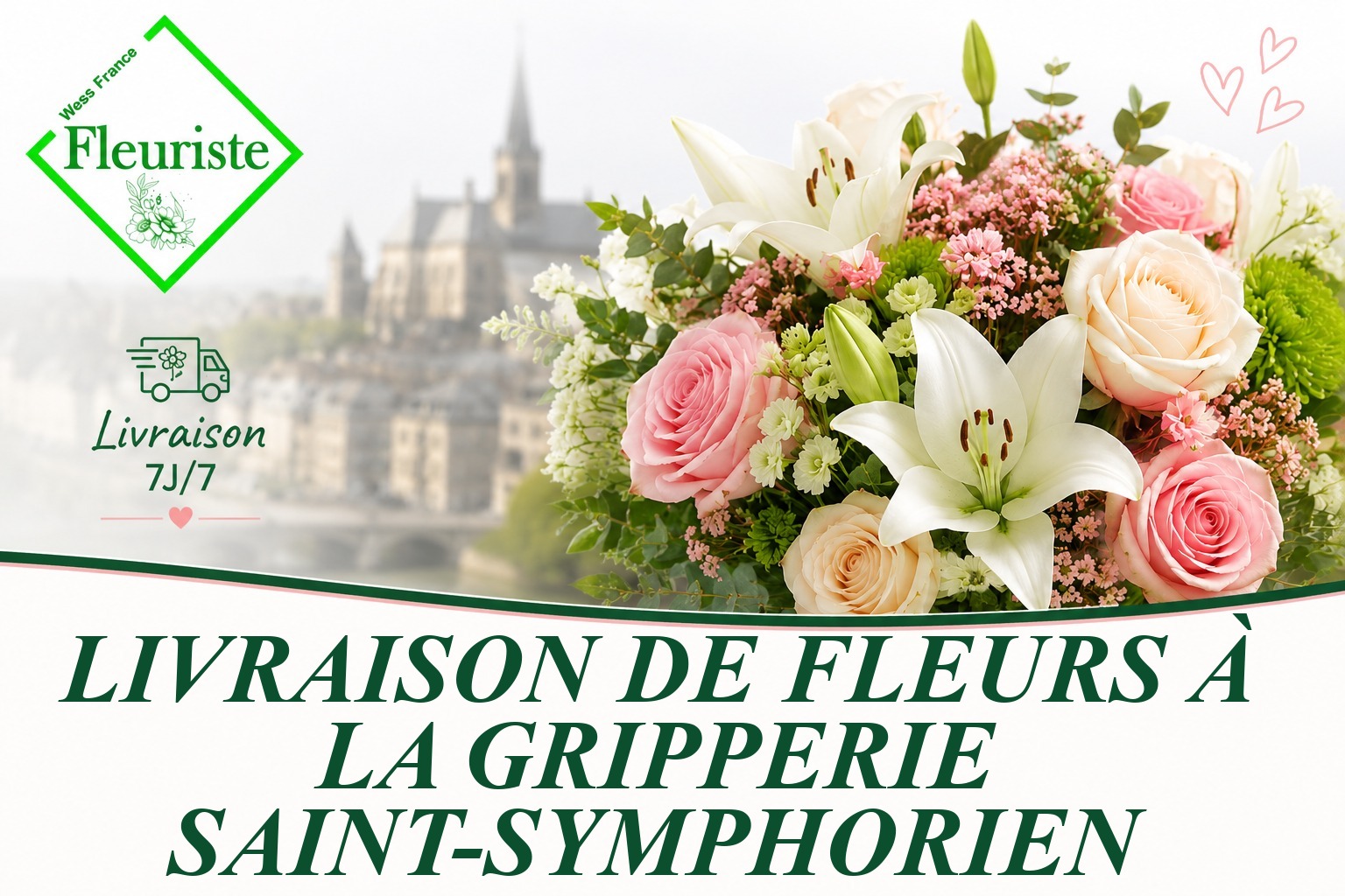 Livraison de fleurs à La Gripperie-Saint-Symphorien