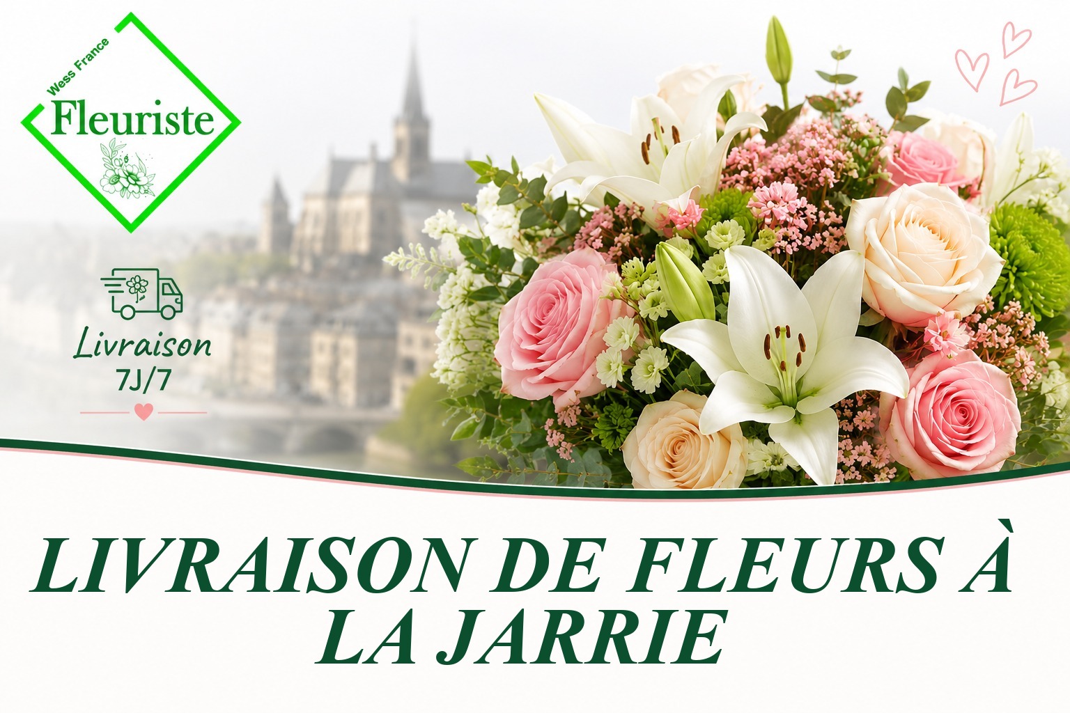 Livraison de fleurs à La Jarrie
