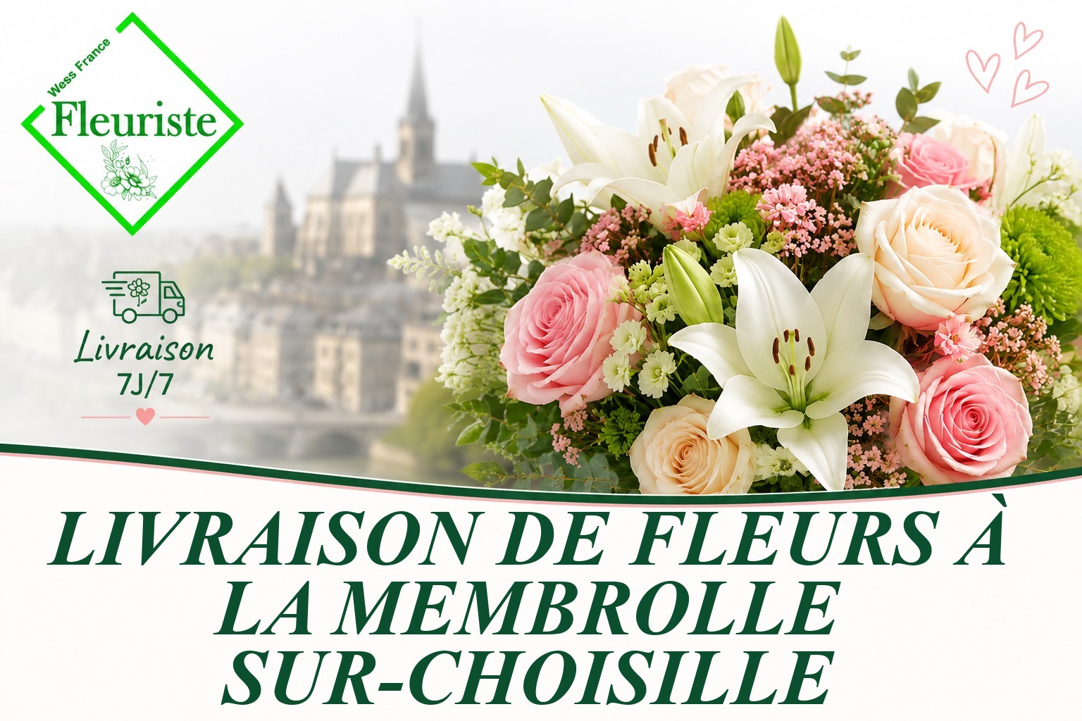 Livraison de fleurs à La Membrolle-sur-Choisille