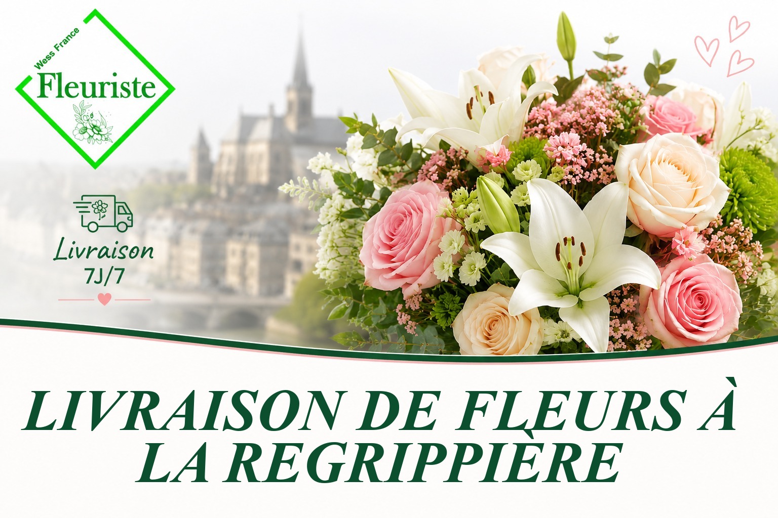 Livraison de fleurs à La Regrippière