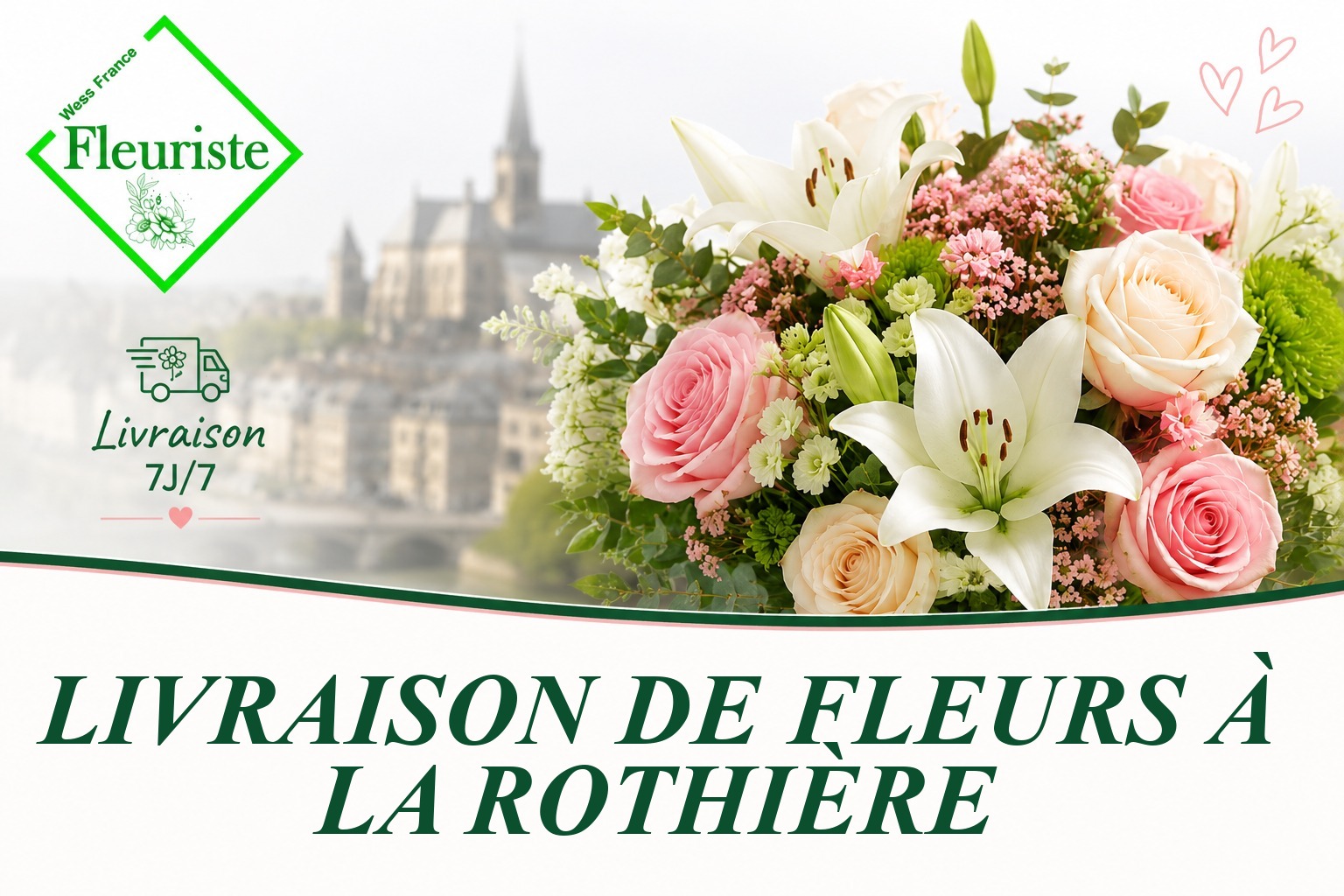 Livraison de fleurs à La Rothière