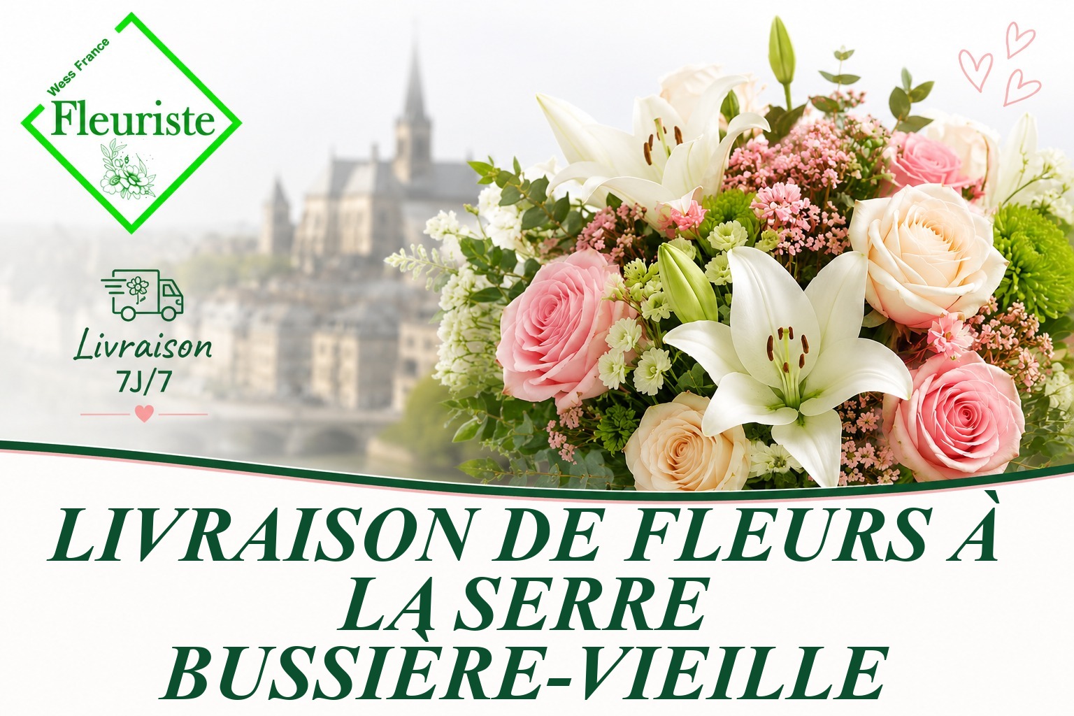 Livraison de fleurs à La Serre-Bussière-Vieille