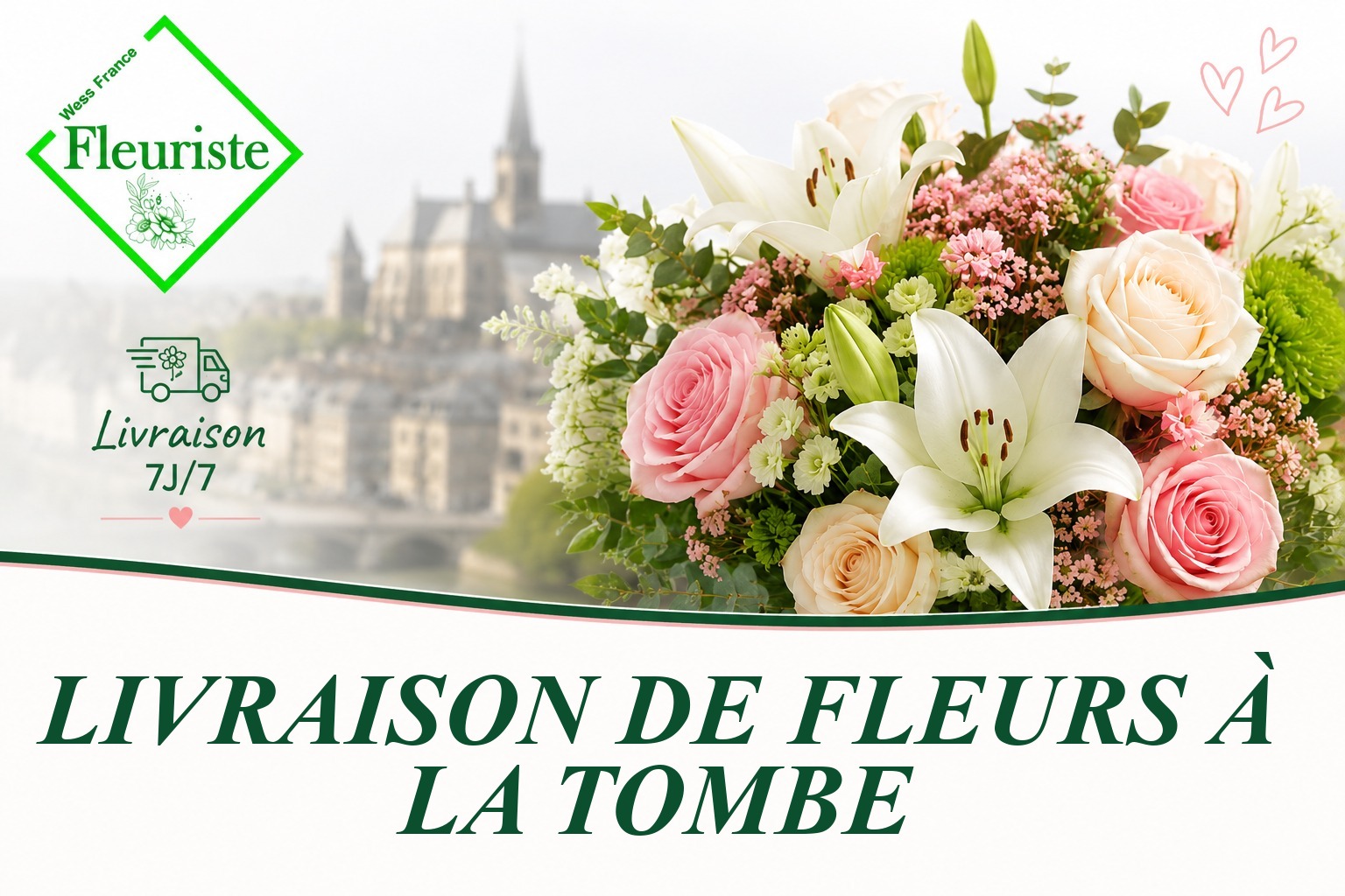 Livraison de fleurs à La Tombe