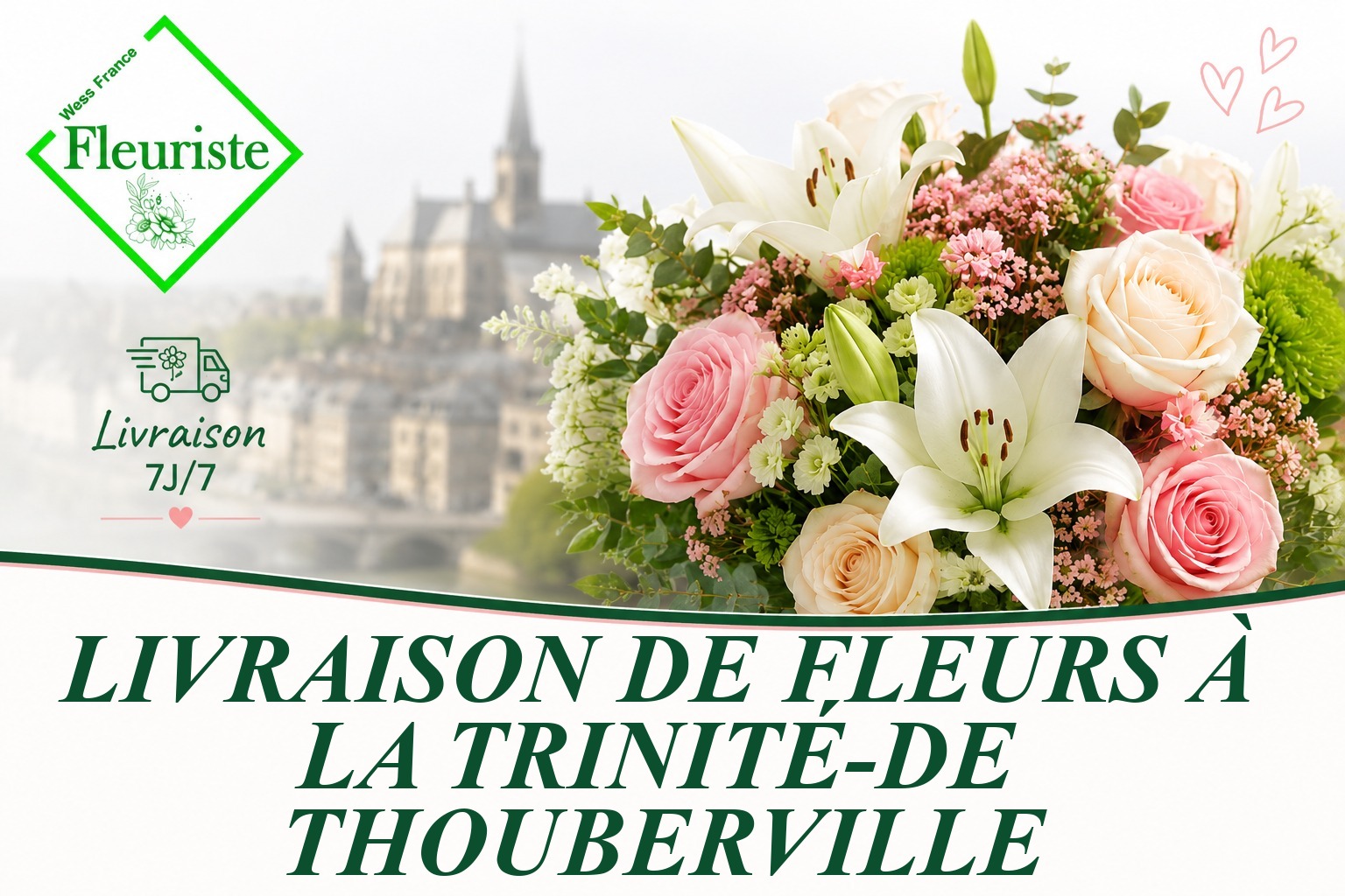 Livraison de fleurs à La Trinité-de-Thouberville