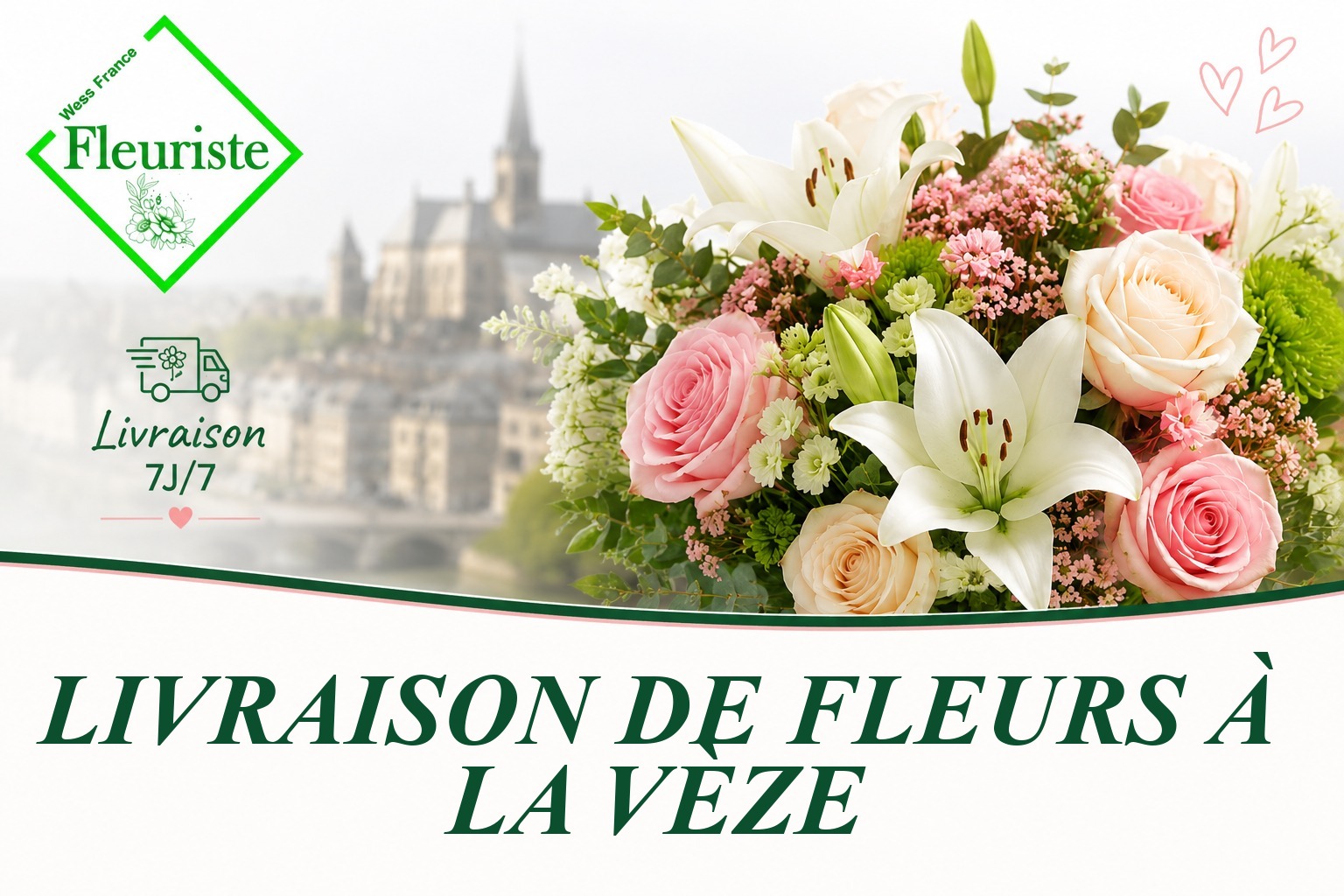 Livraison de fleurs à La Vèze