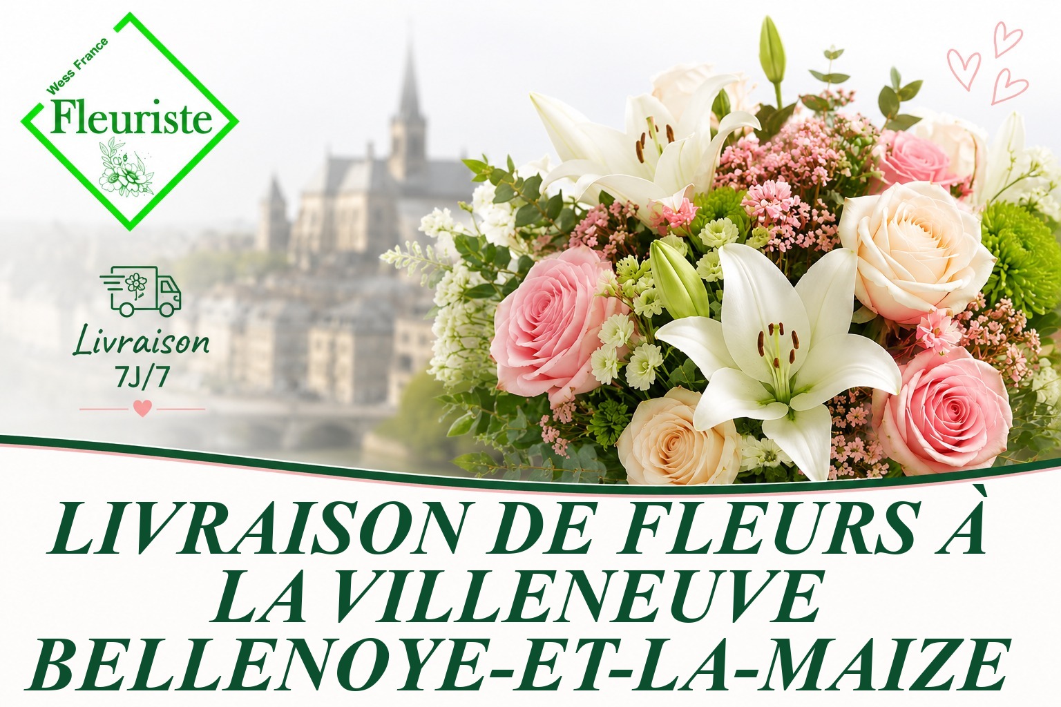 Livraison de fleurs à La Villeneuve-Bellenoye-et-la-Maize