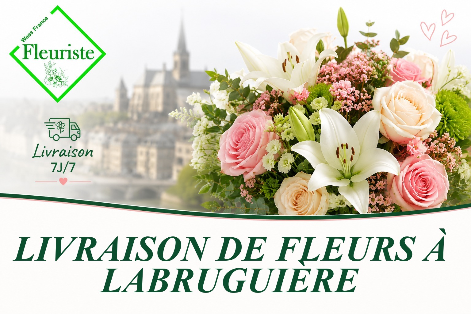 Livraison de fleurs à Labruguière