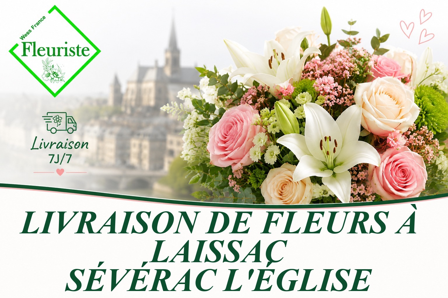 Livraison de fleurs à Laissac-Sévérac l'Église