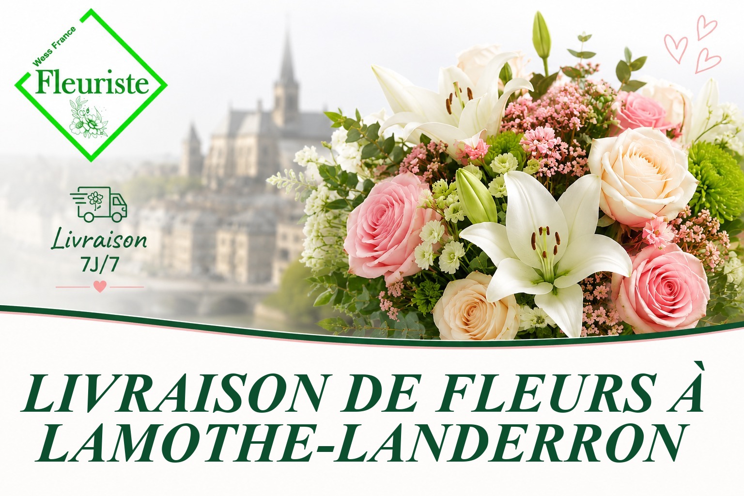 Livraison de fleurs à Lamothe-Landerron