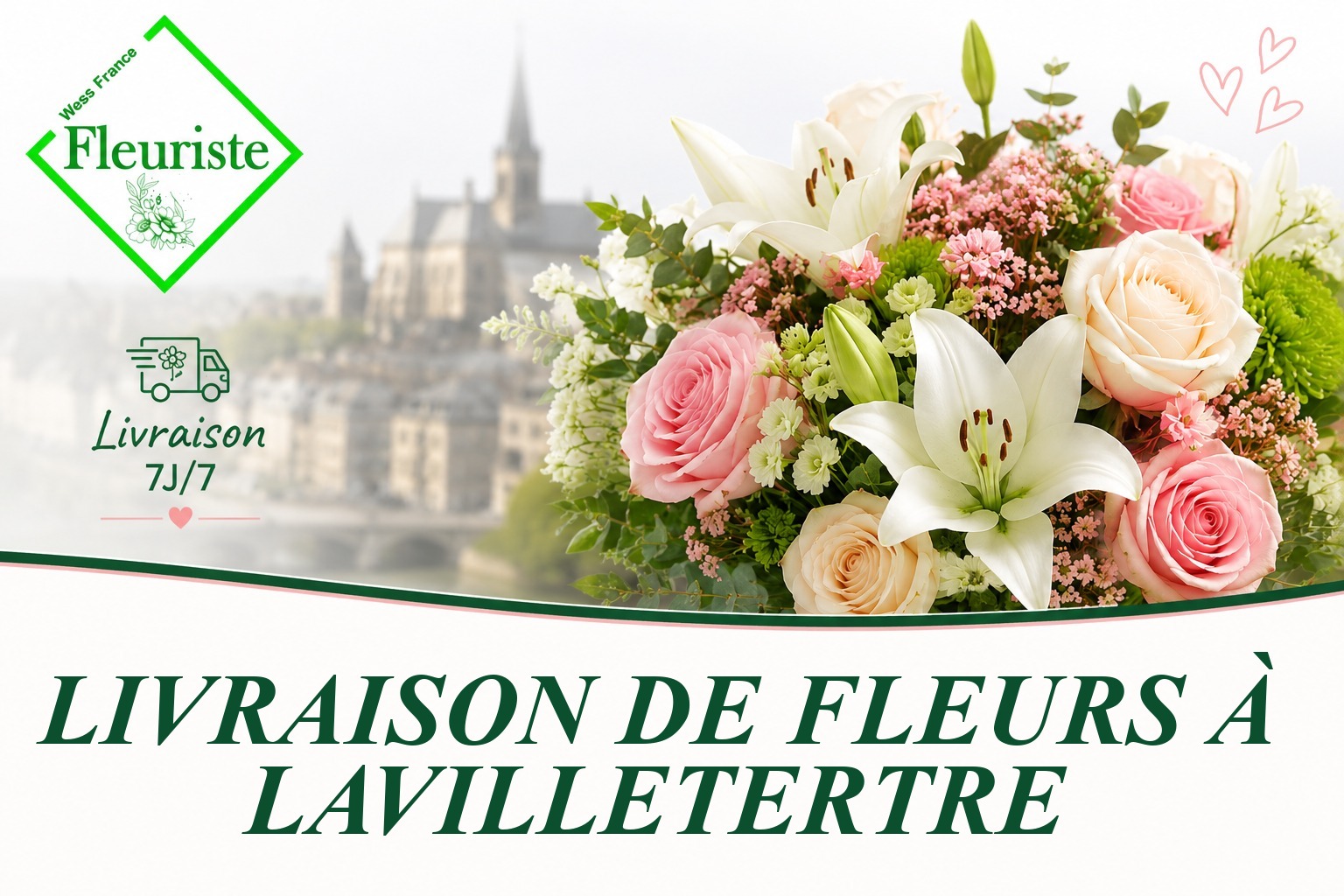 Livraison de fleurs à Lavilletertre
