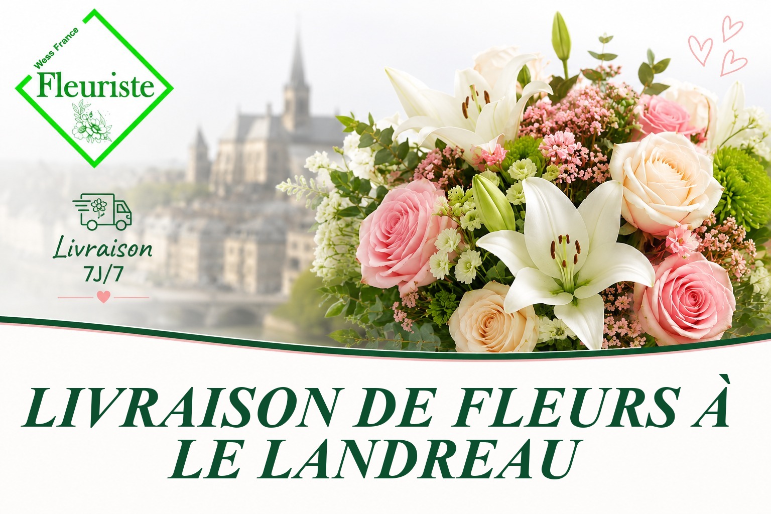 Livraison de fleurs à Le Landreau