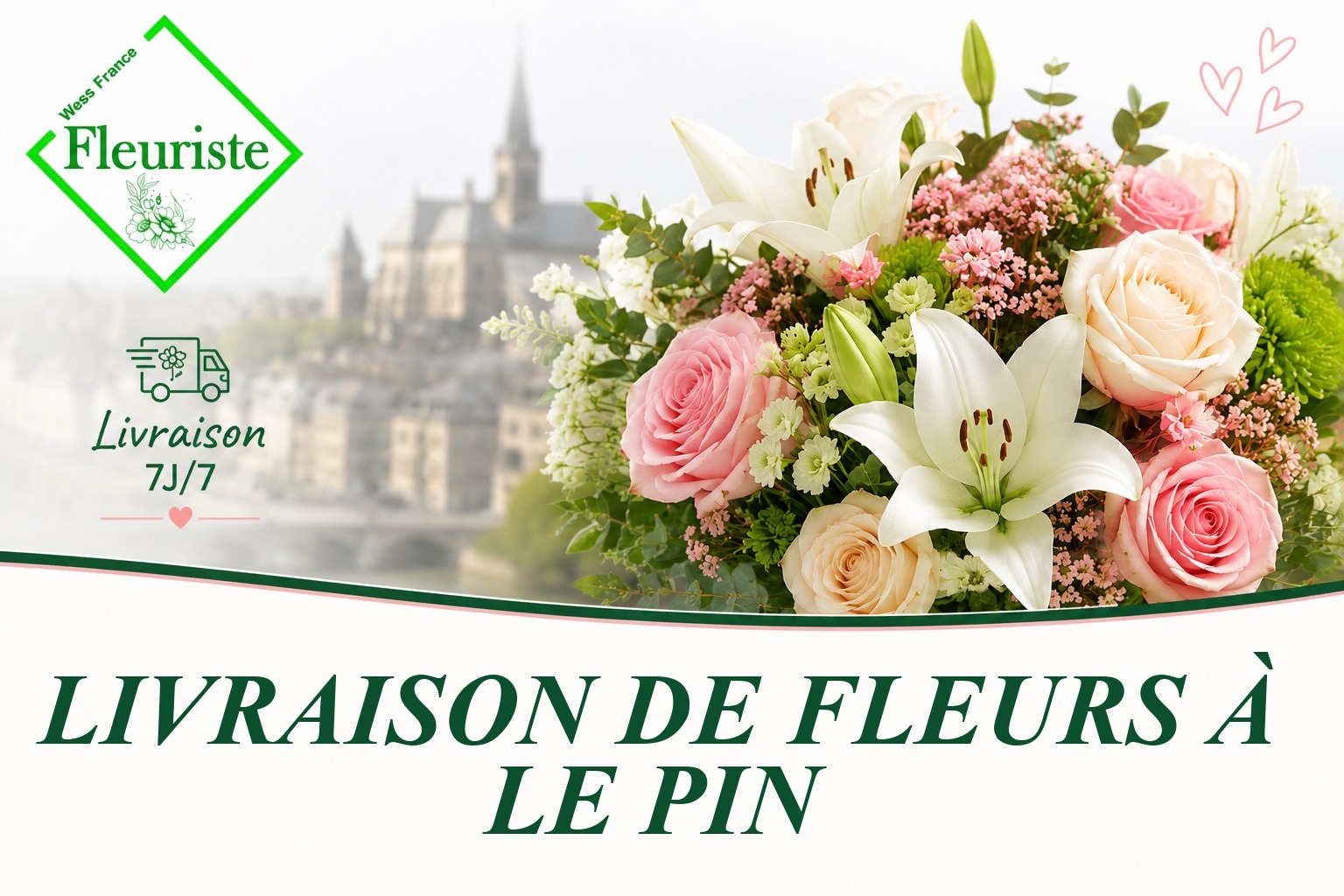 Livraison de fleurs à Le Pin