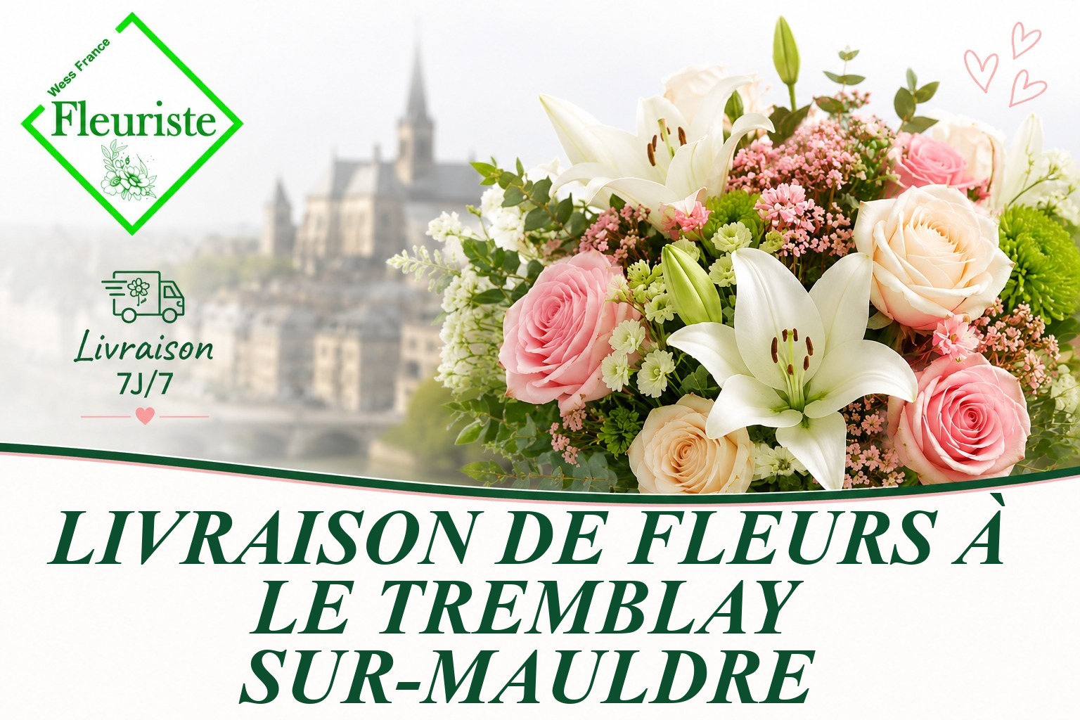 Livraison de fleurs à Le Tremblay-sur-Mauldre