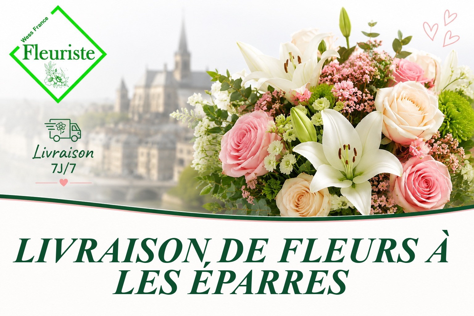 Livraison de fleurs à Les Éparres