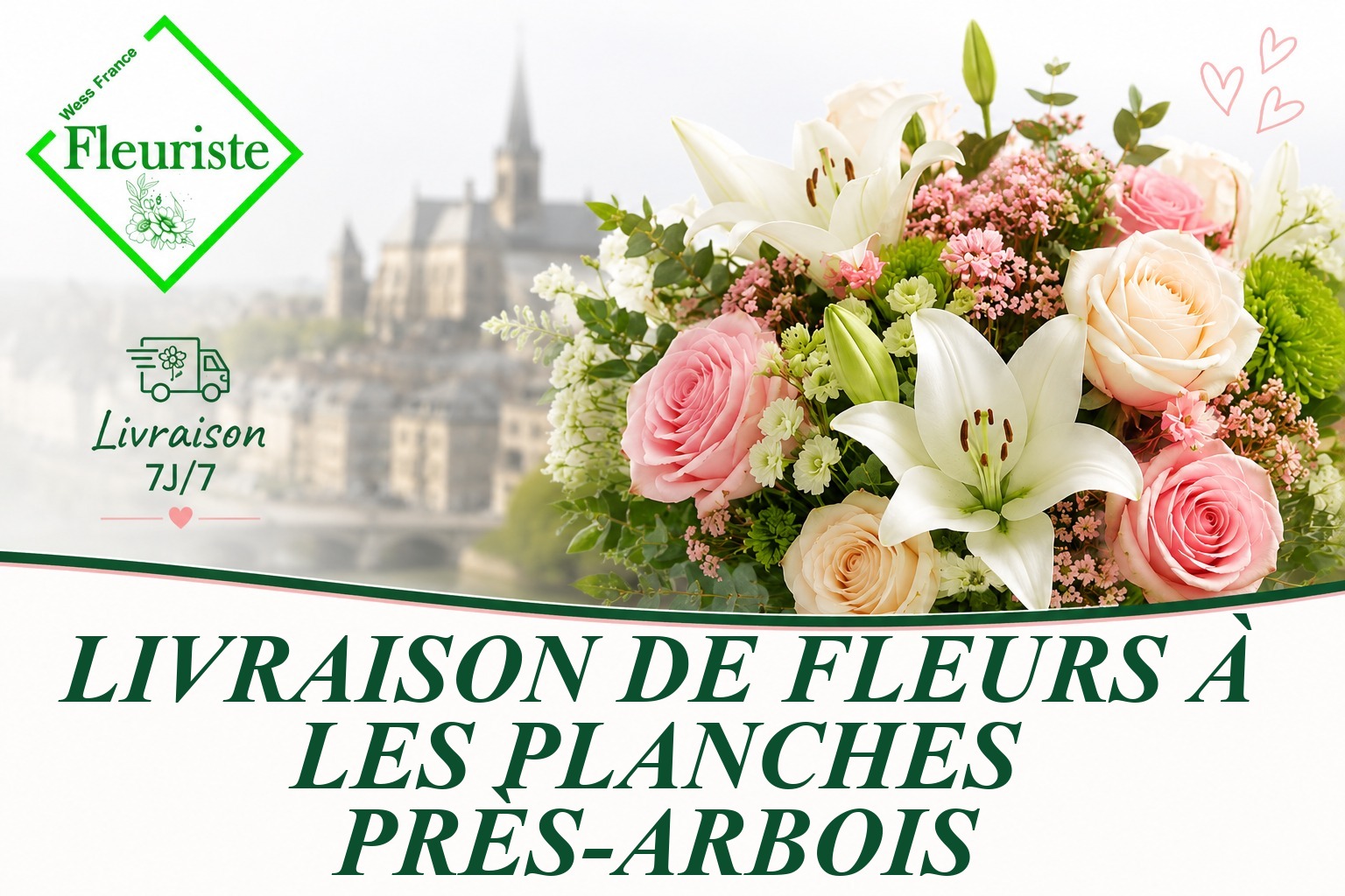 Livraison de fleurs à Les Planches-près-Arbois