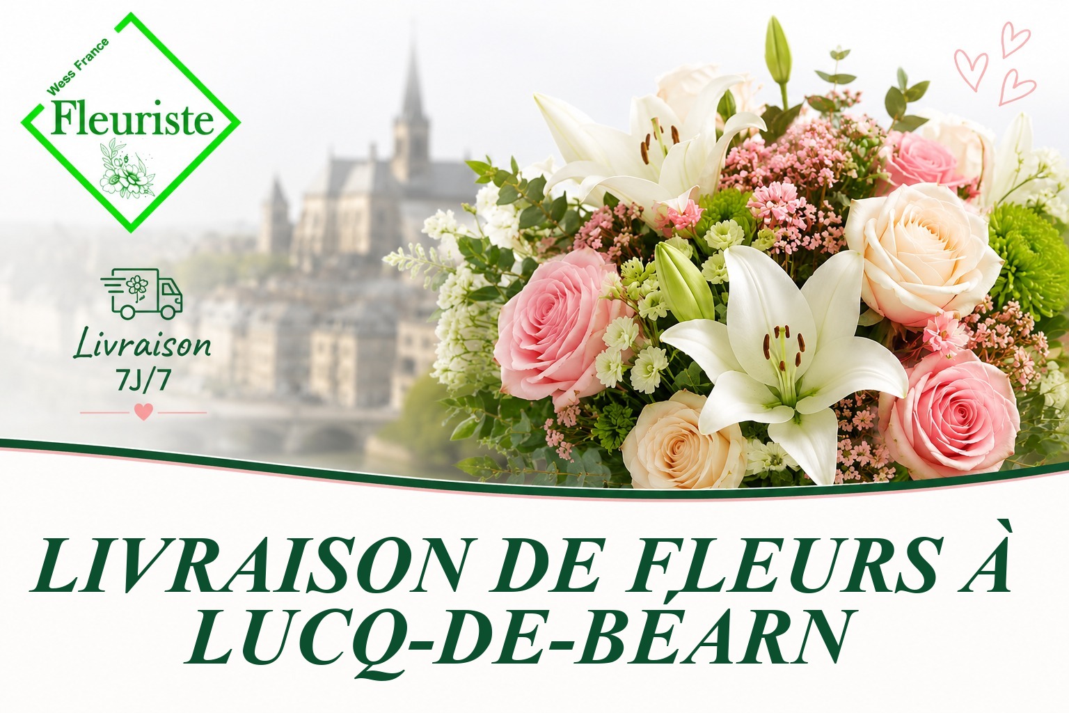 Livraison de fleurs à Lucq-de-Béarn