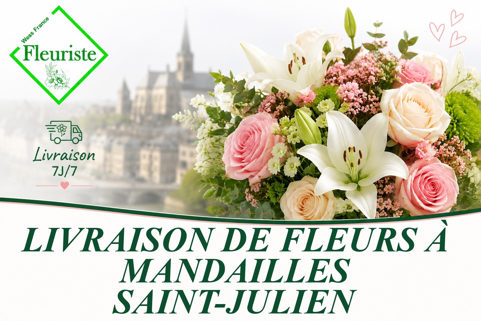 Livraison de fleurs à Mandailles-Saint-Julien