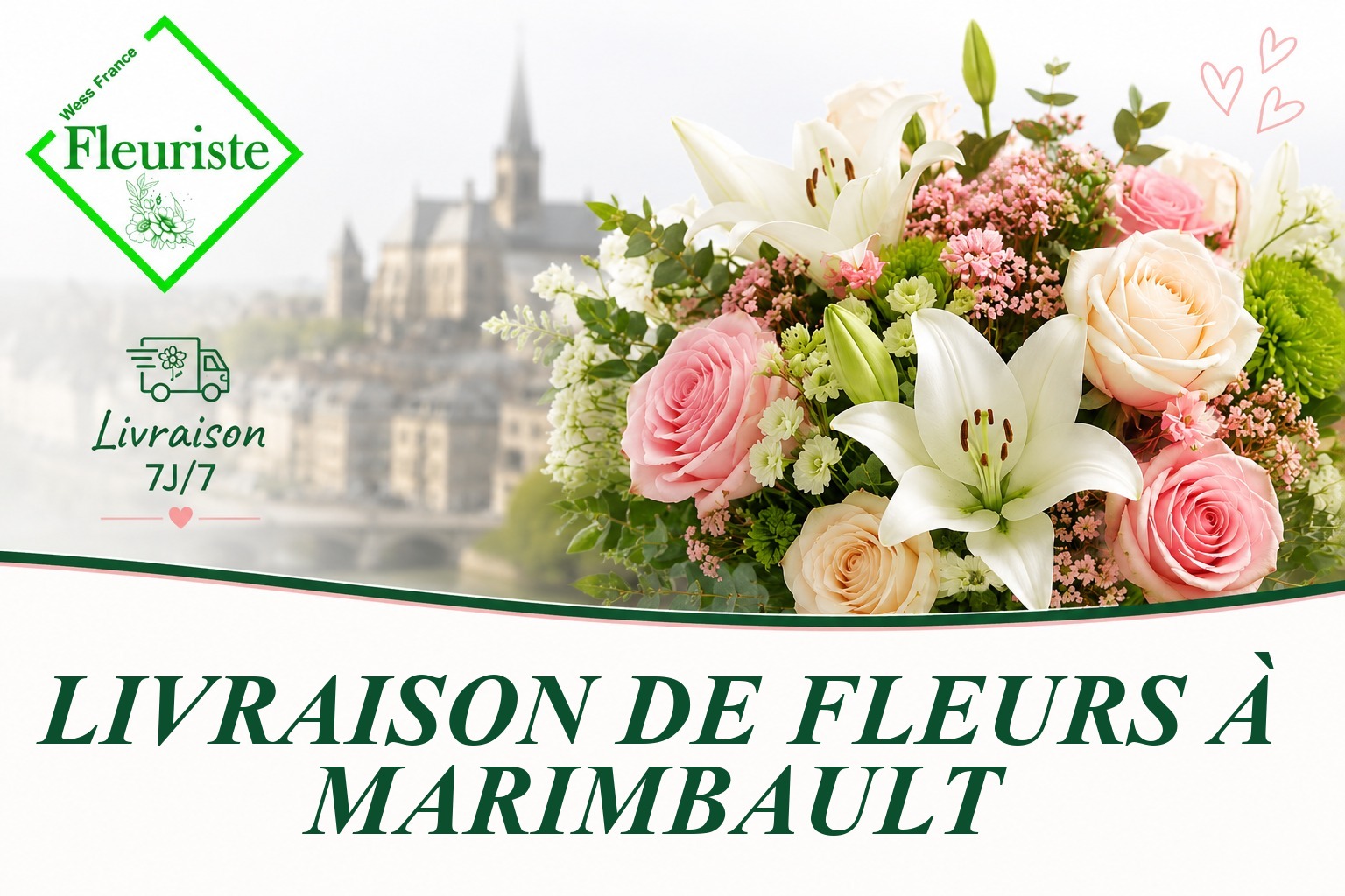 Livraison de fleurs à Marimbault