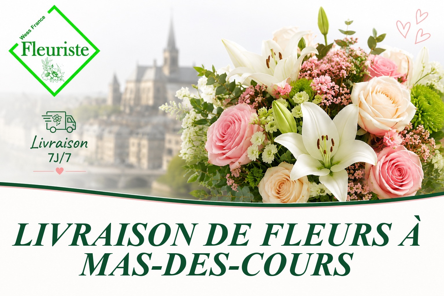 Livraison de fleurs à Mas-des-Cours