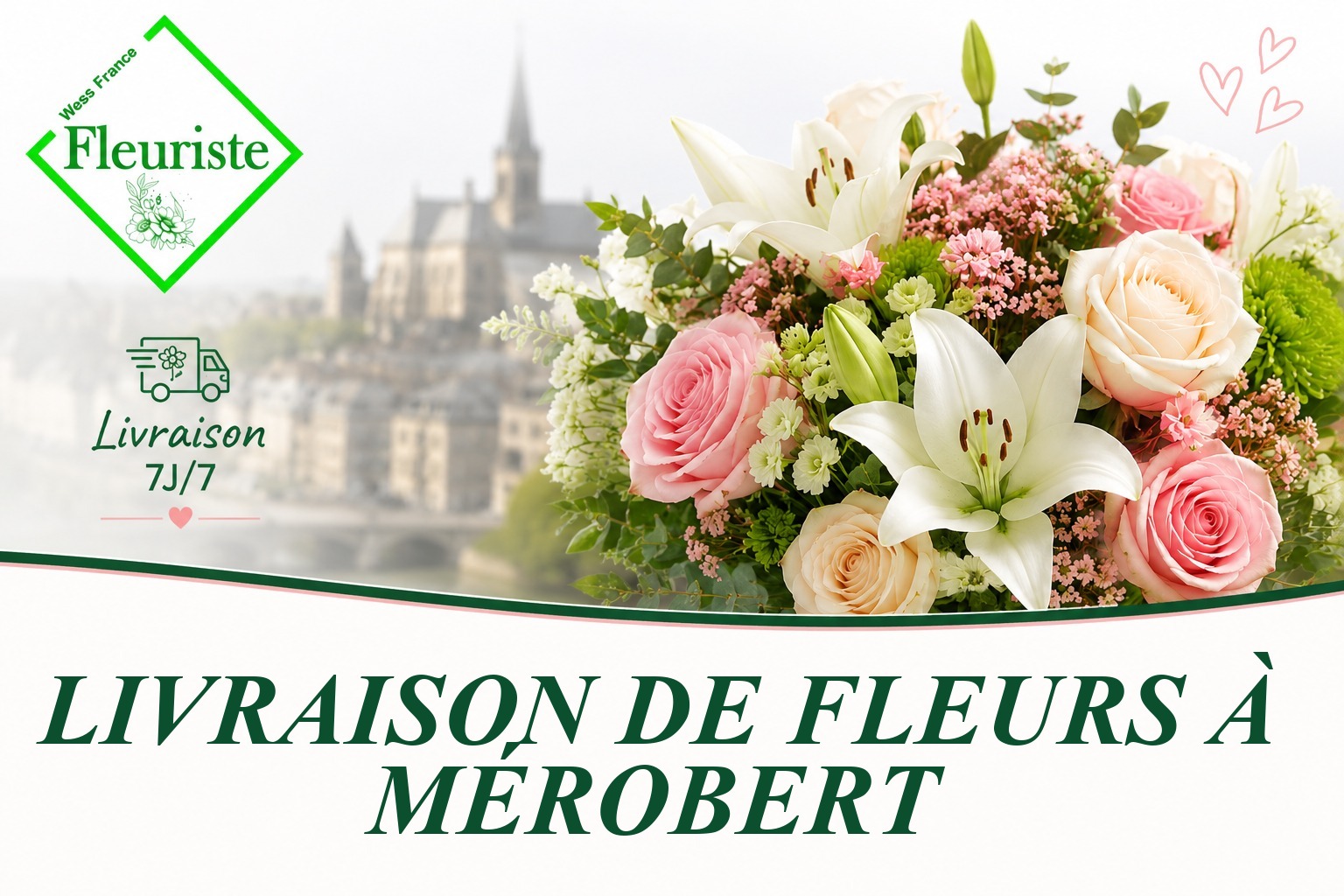 Livraison de fleurs à Mérobert