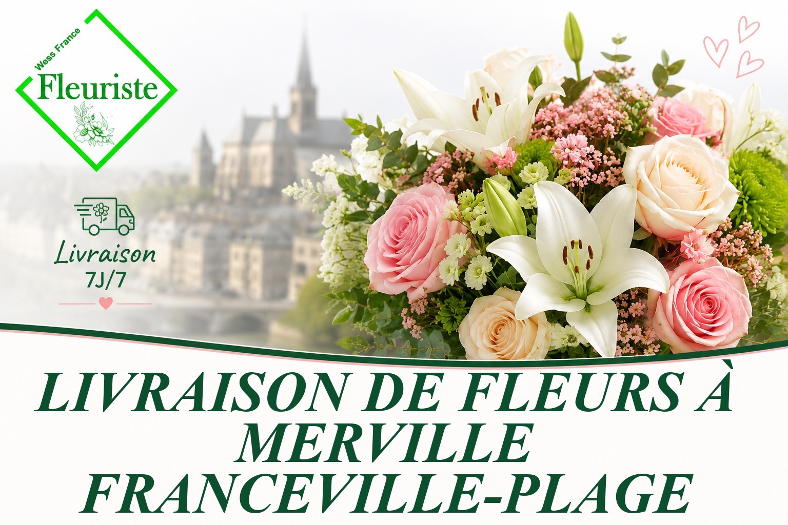 Livraison de fleurs à Merville-Franceville-Plage