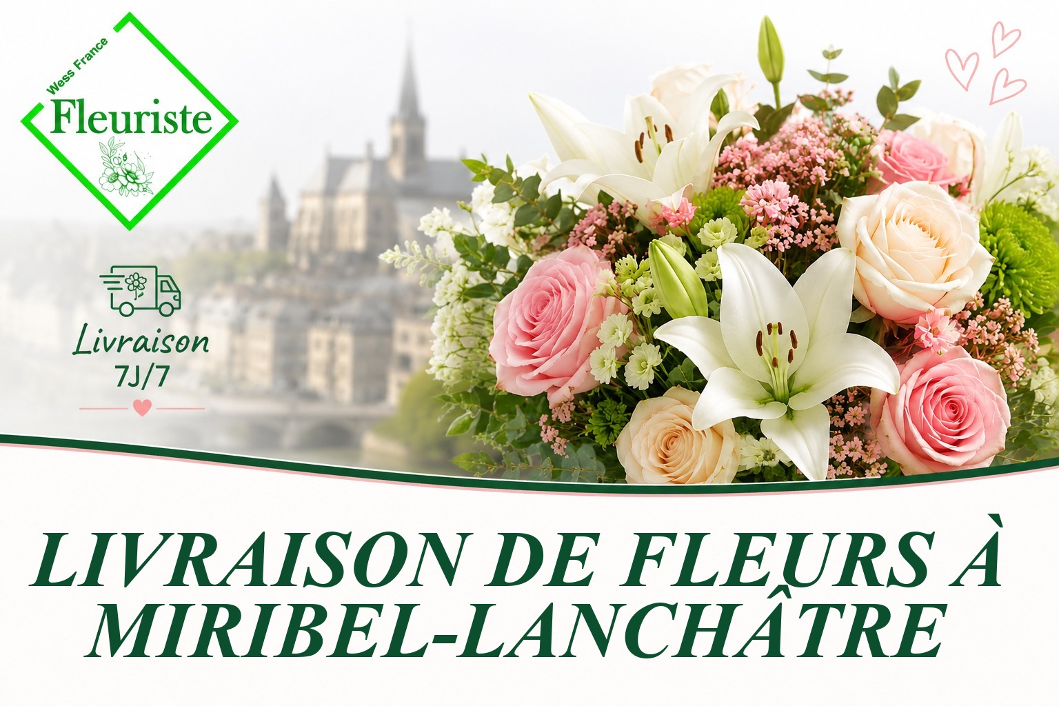 Livraison de fleurs à Miribel-Lanchâtre