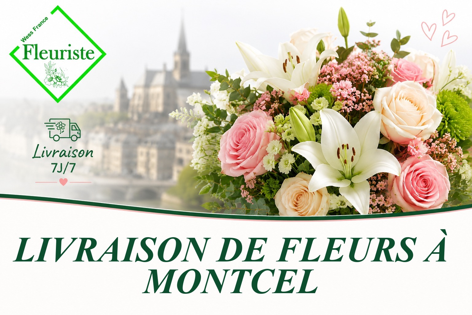 Livraison de fleurs à Montcel