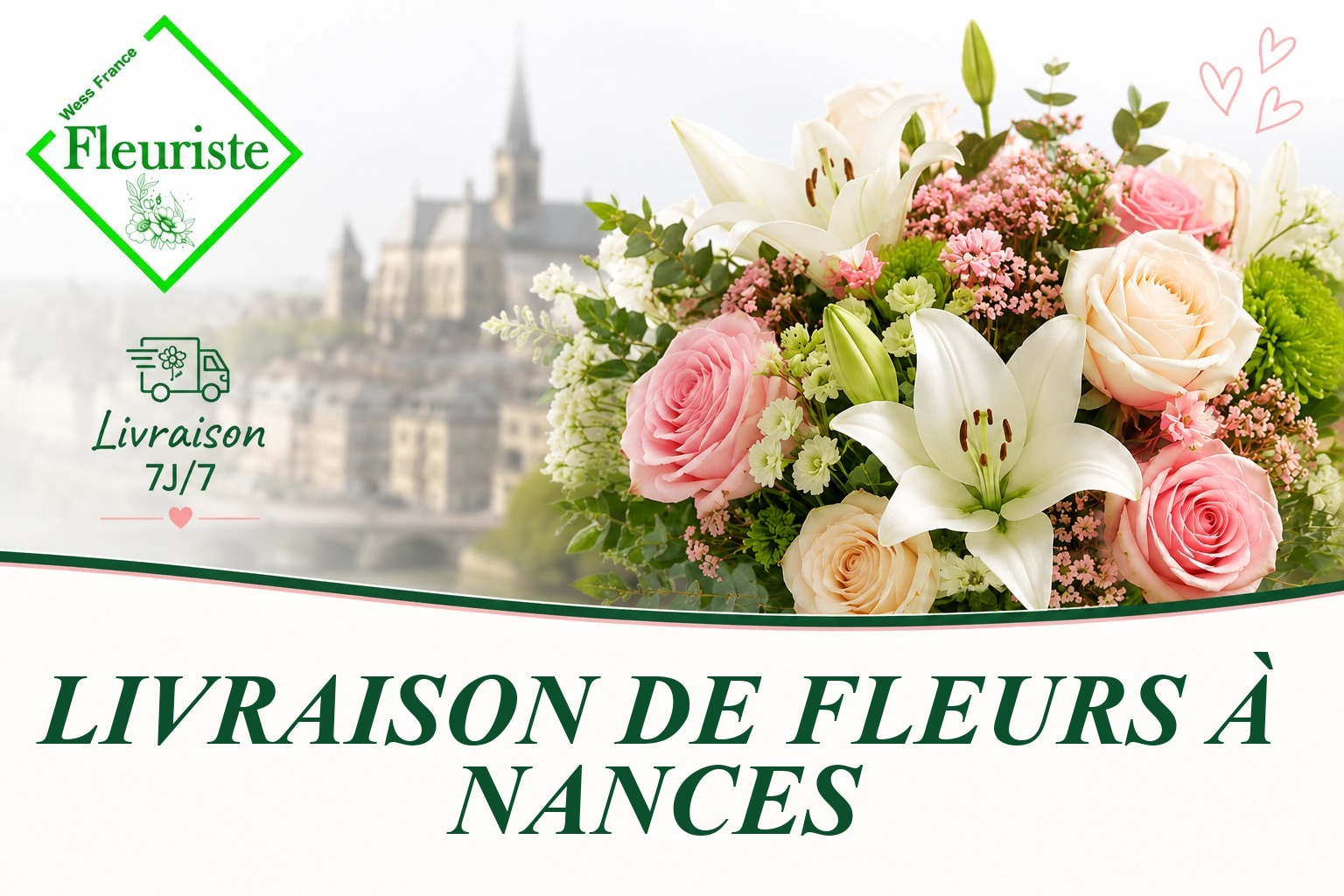 Livraison de fleurs à Nances