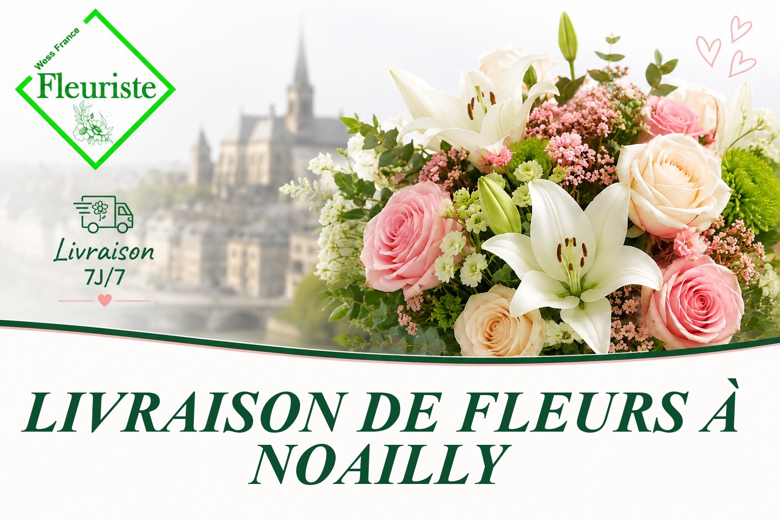 Livraison de fleurs à Noailly
