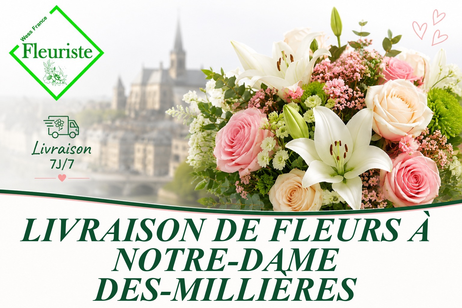 Livraison de fleurs à Notre-Dame-des-Millières