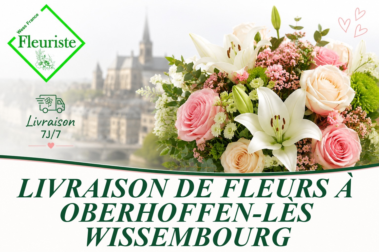 Livraison de fleurs à Oberhoffen-lès-Wissembourg