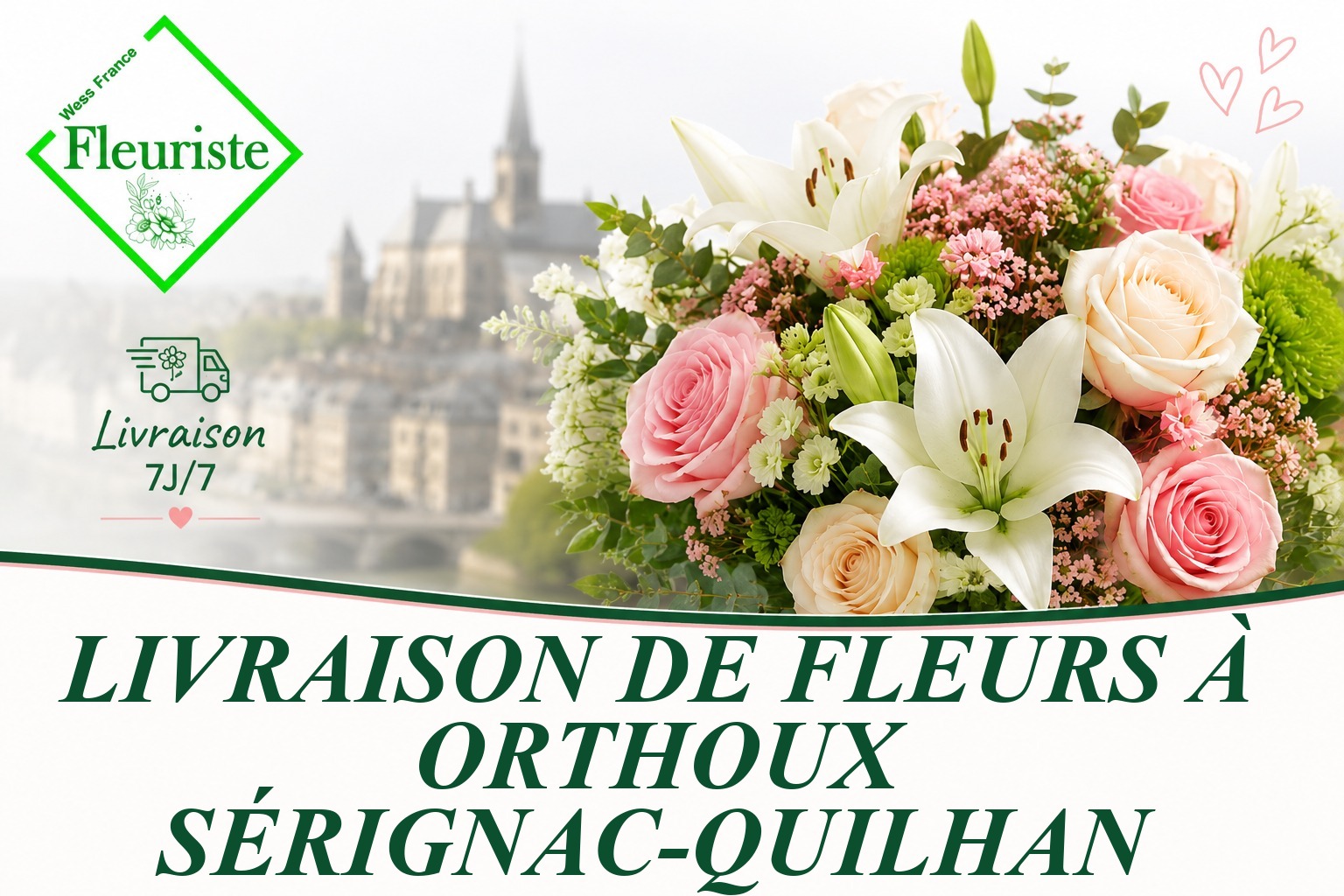 Livraison de fleurs à Orthoux-Sérignac-Quilhan