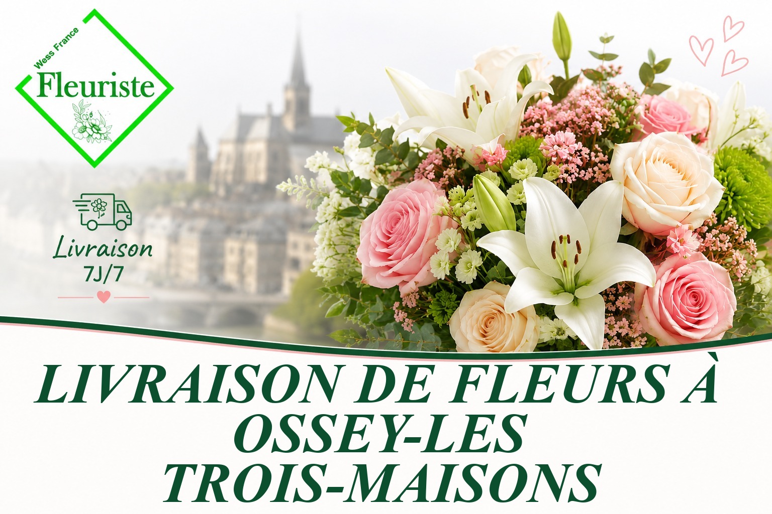 Livraison de fleurs à Ossey-les-Trois-Maisons