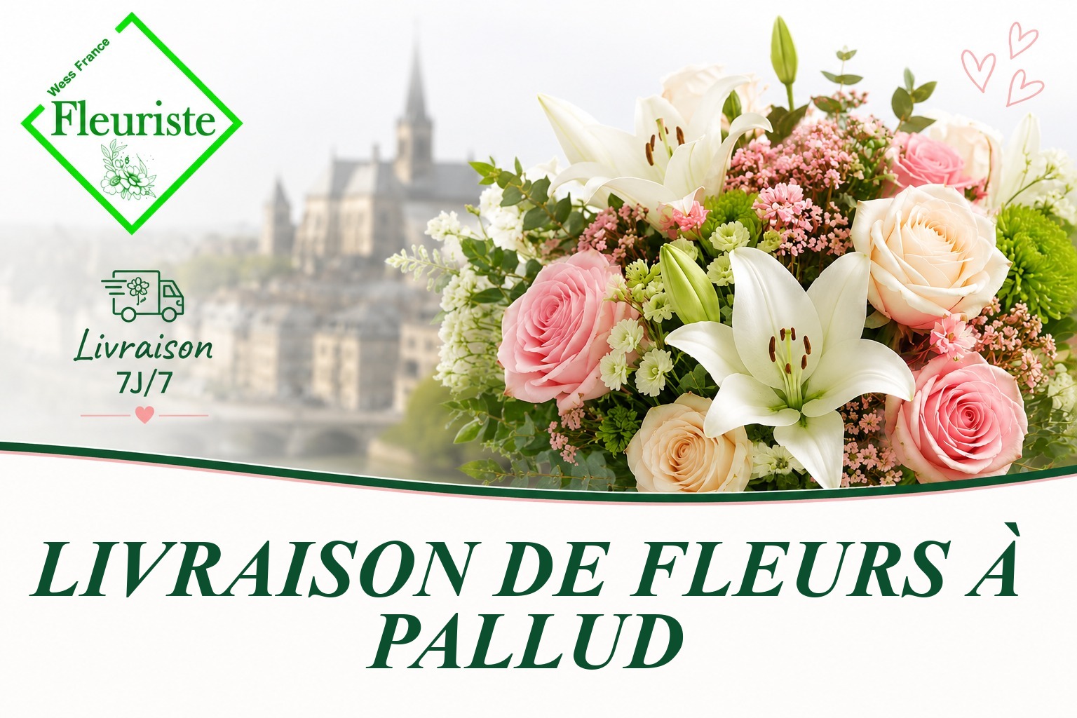 Livraison de fleurs à Pallud