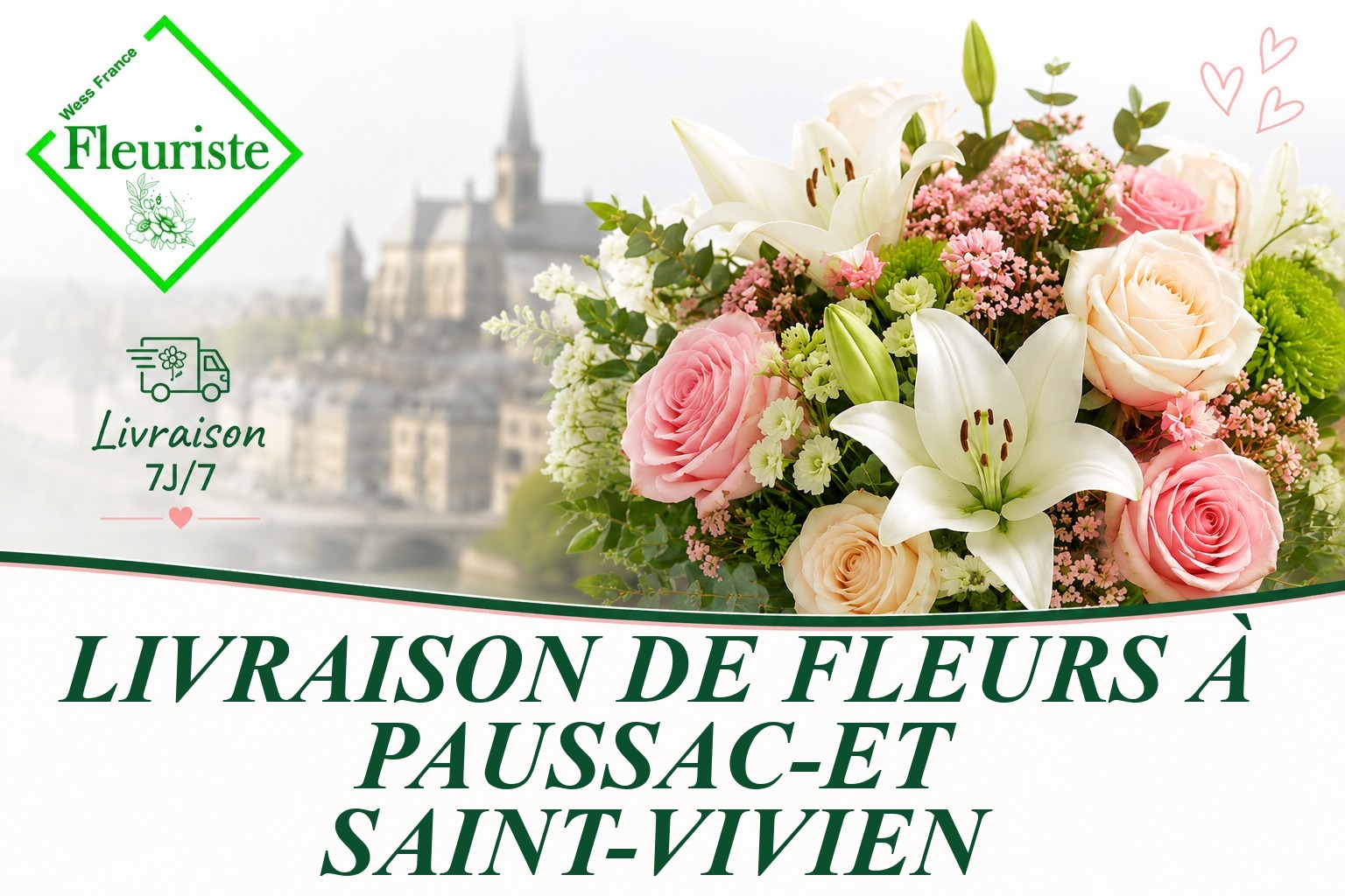 Livraison de fleurs à Paussac-et-Saint-Vivien