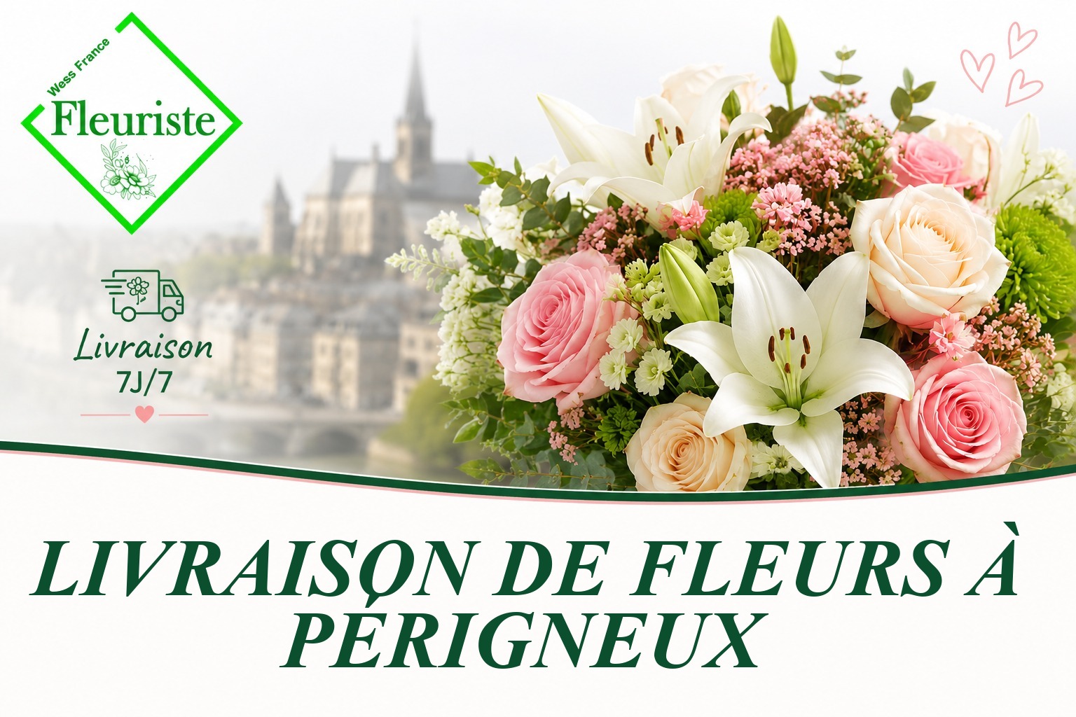 Livraison de fleurs à Périgneux