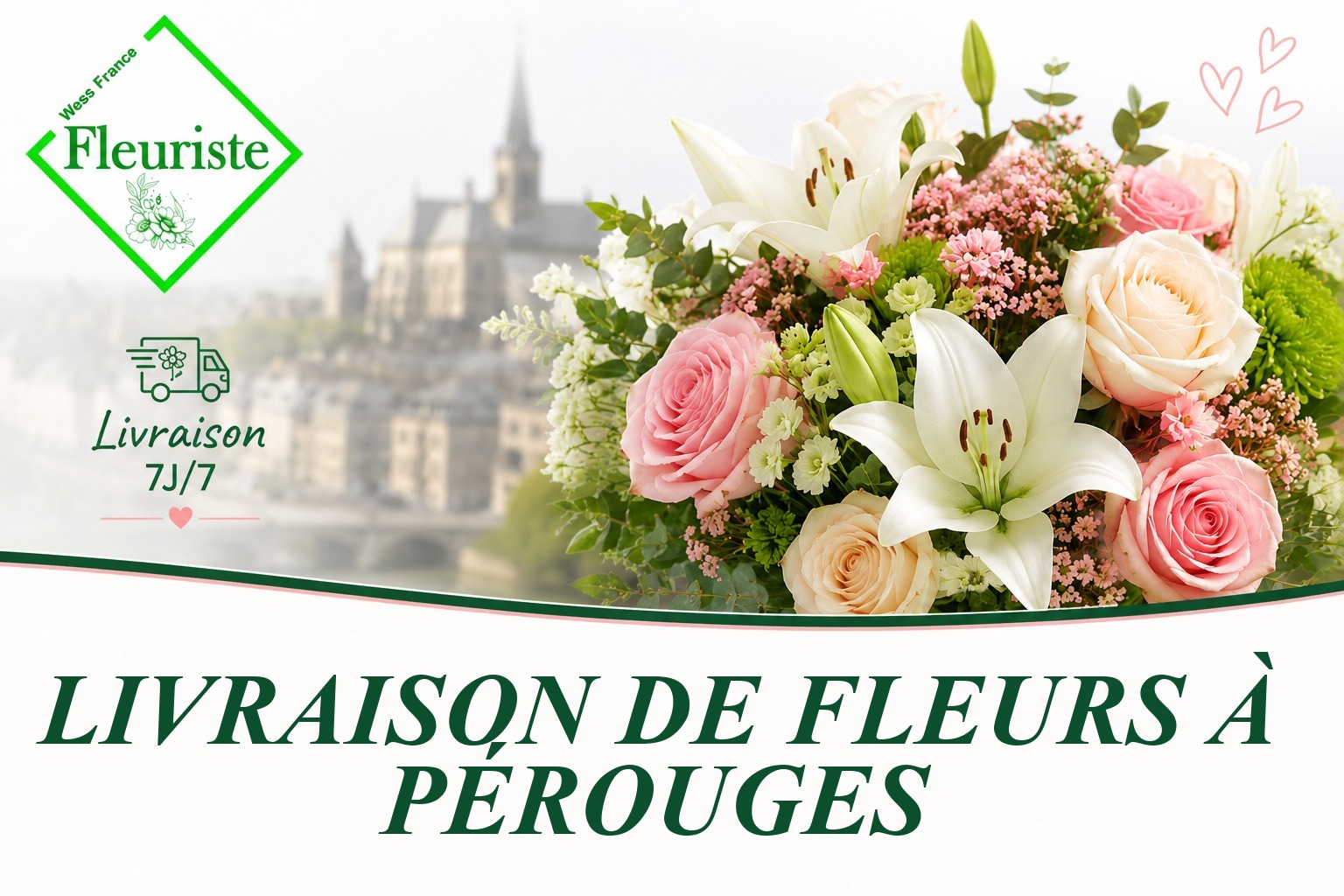 Livraison de fleurs à Pérouges